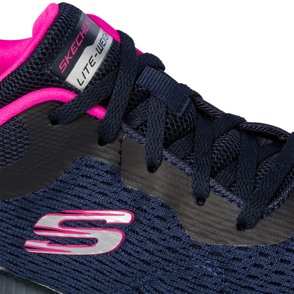 Scarpe da ginnastica blu da donna con sottopiede Memory Foam Skechers Bountiful - Quick Path - Image 6
