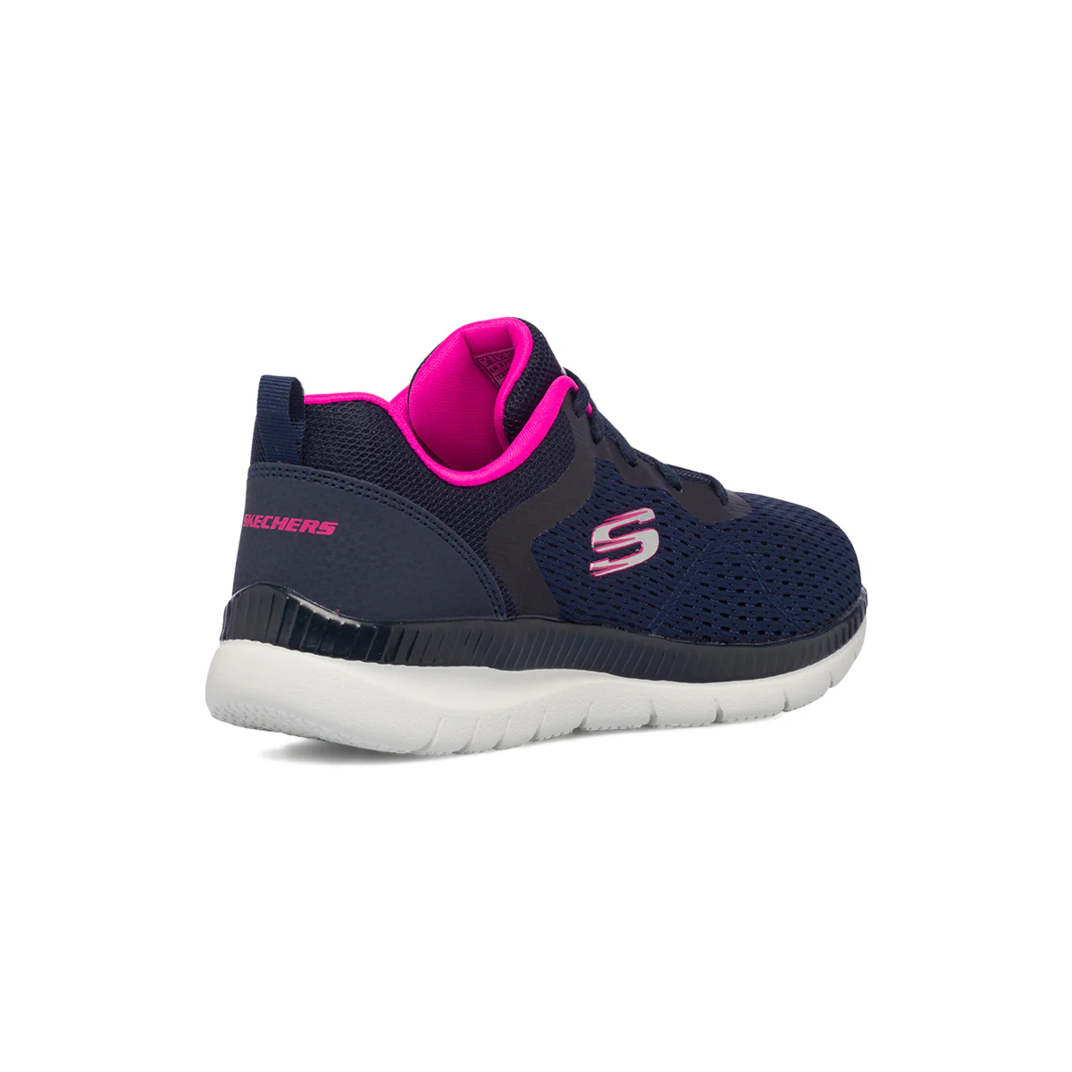Scarpe da ginnastica blu da donna con sottopiede Memory Foam Skechers Bountiful - Quick Path - Image 3