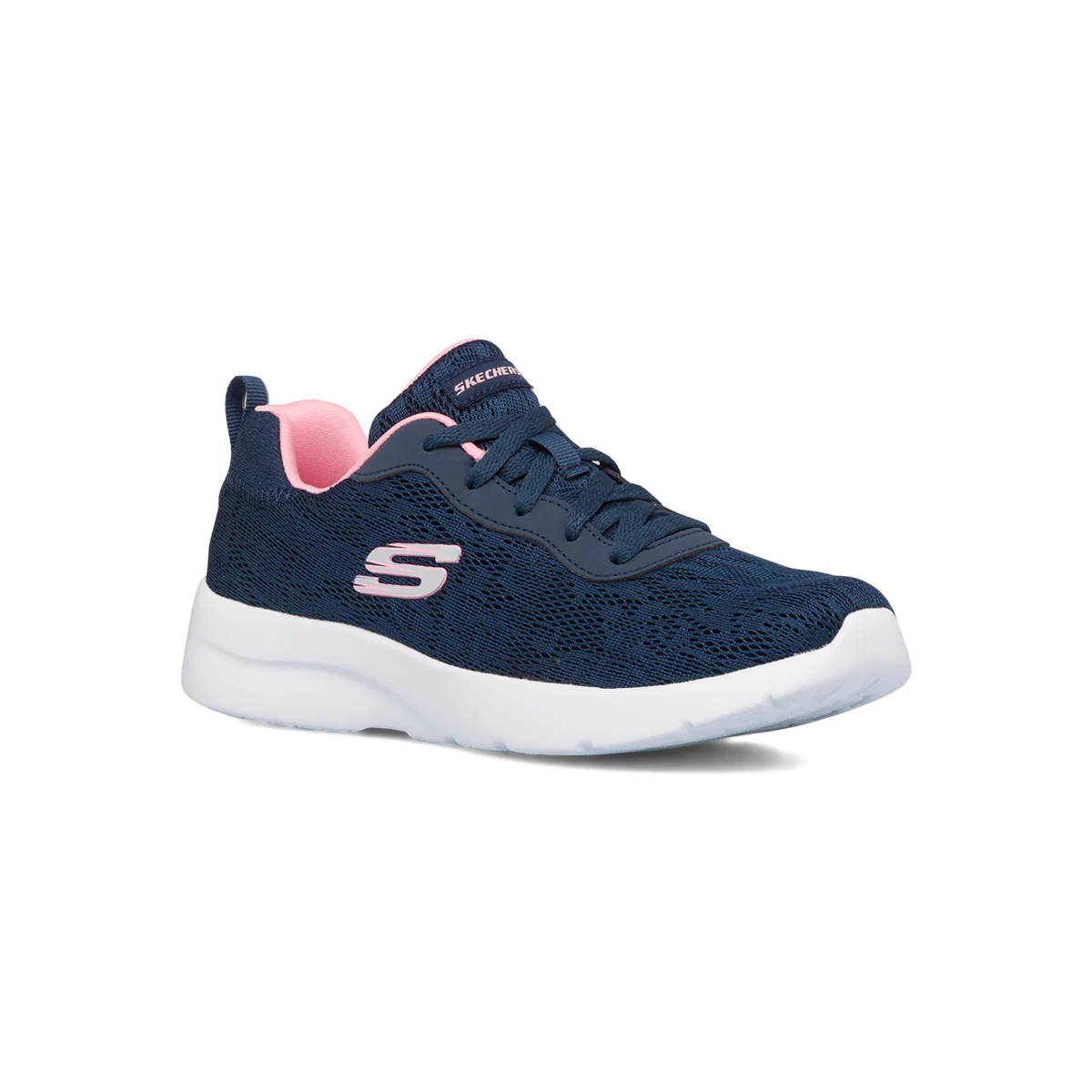 Scarpe da ginnastica blu da donna con suola Memory Foam Skechers Dynamight 2.0 Homespun - Image 2
