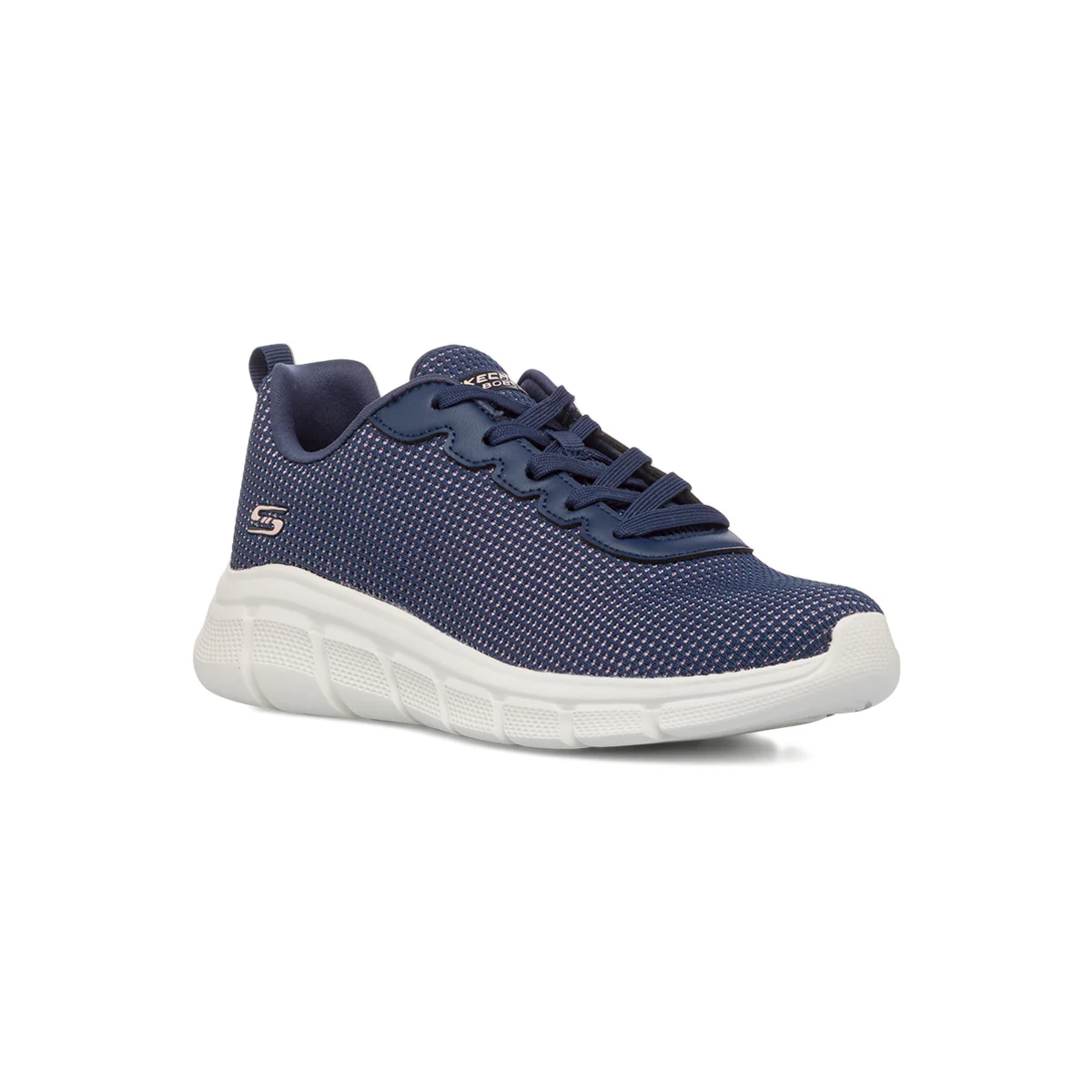 Scarpe da Ginnastica blu da Donna in memory foam Skechers Bobs Flex - Image 2