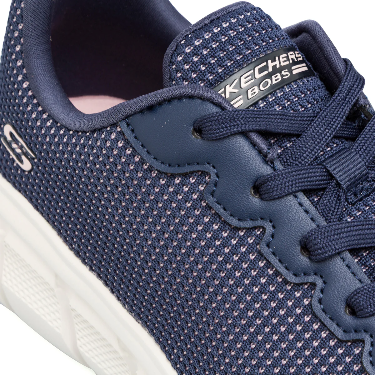 Scarpe da Ginnastica blu da Donna in memory foam Skechers Bobs Flex - Image 4