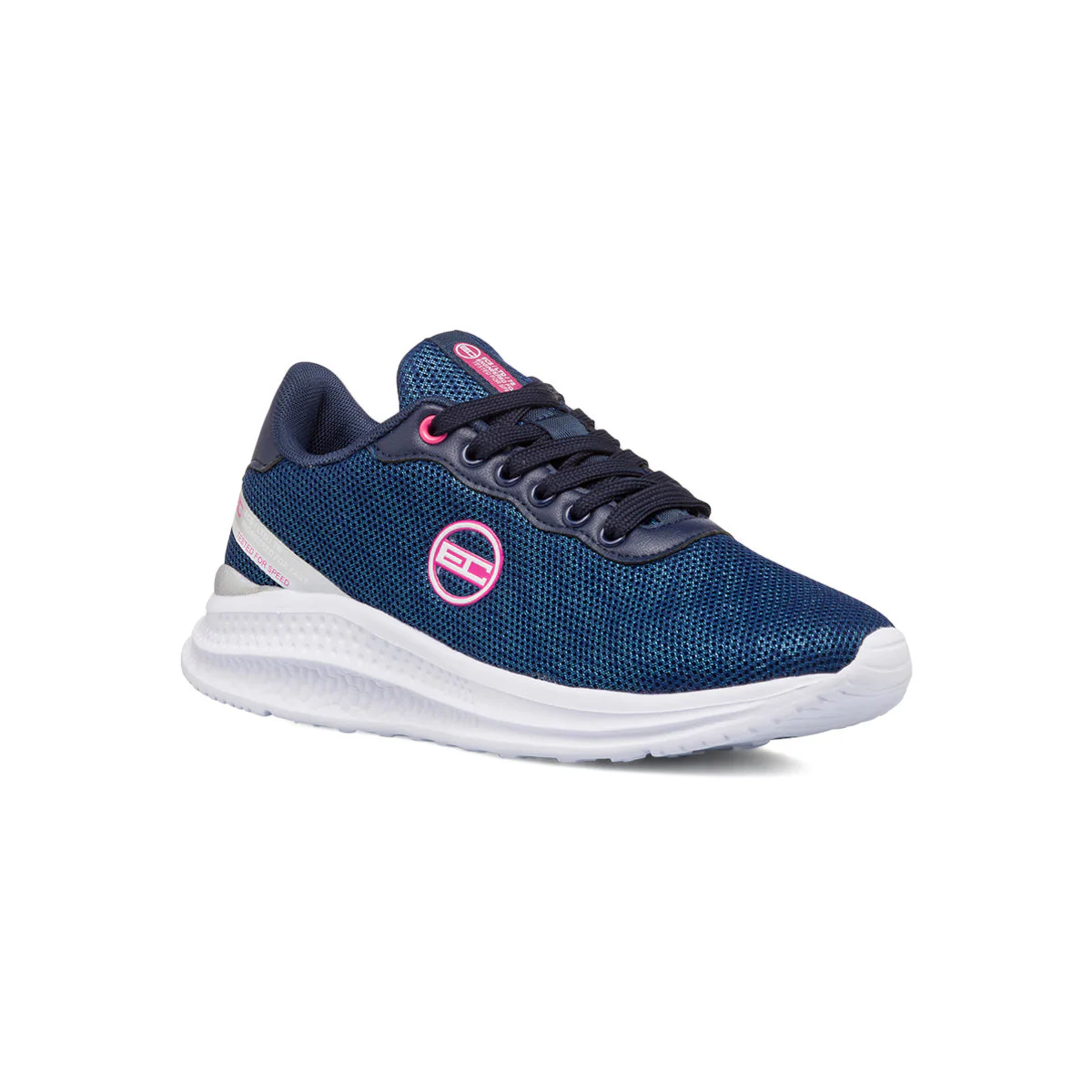 Scarpe da ginnastica blu da donna in tessuto mesh Enrico Coveri - Image 2