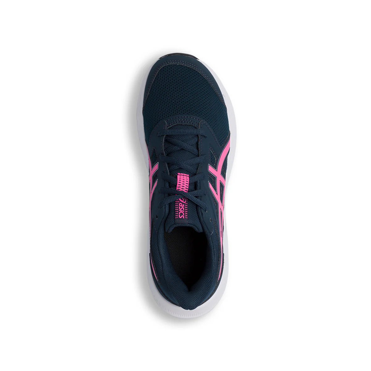 Scarpe da ginnastica blu da ragazza con logo fucsia Asics Jolt 4 GS - Image 6