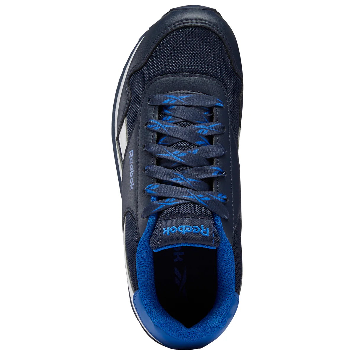 Scarpe da ginnastica blu da ragazzo con dettagli bianchi Reebok Royal Classic Jogger 3 - Image 5