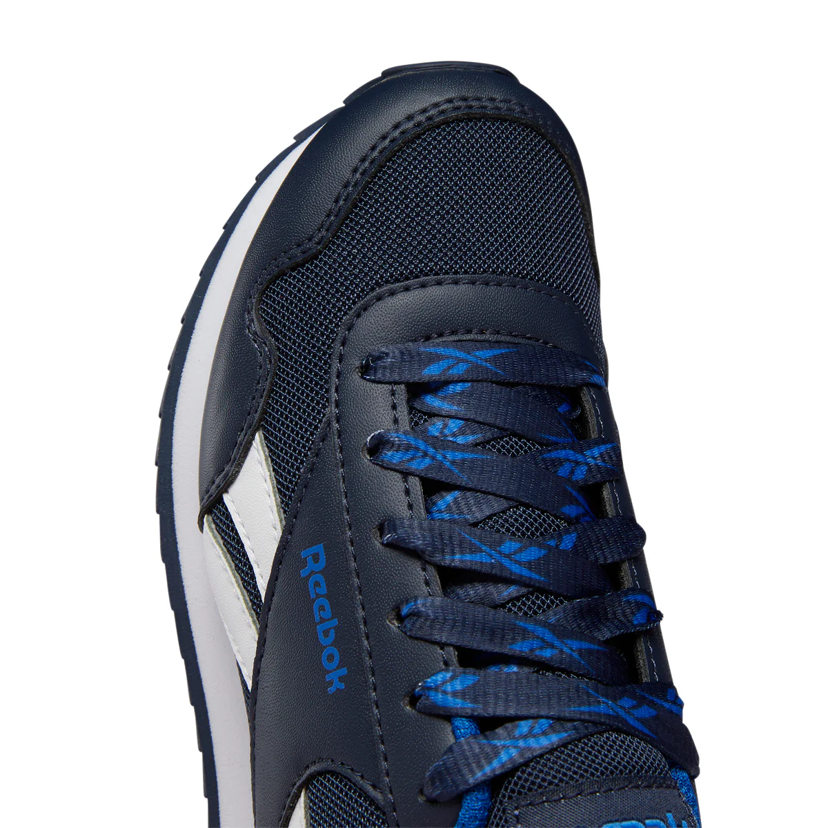 Scarpe da ginnastica blu da ragazzo con dettagli bianchi Reebok Royal Classic Jogger 3 - Image 7