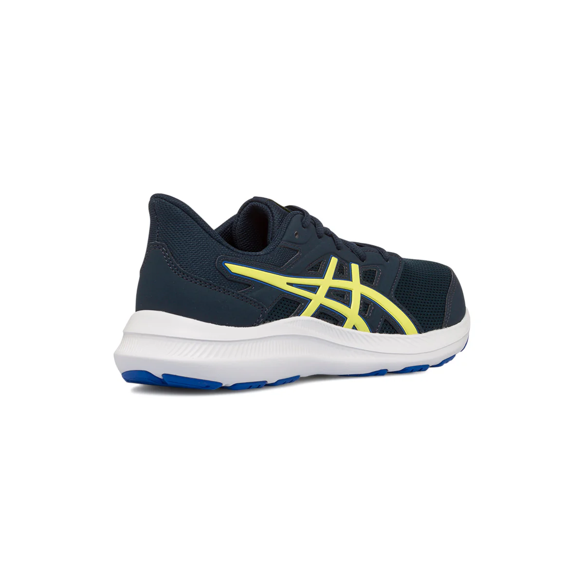 Scarpe da ginnastica blu da ragazzo con logo giallo Asics Jolt 4 GS - Image 3
