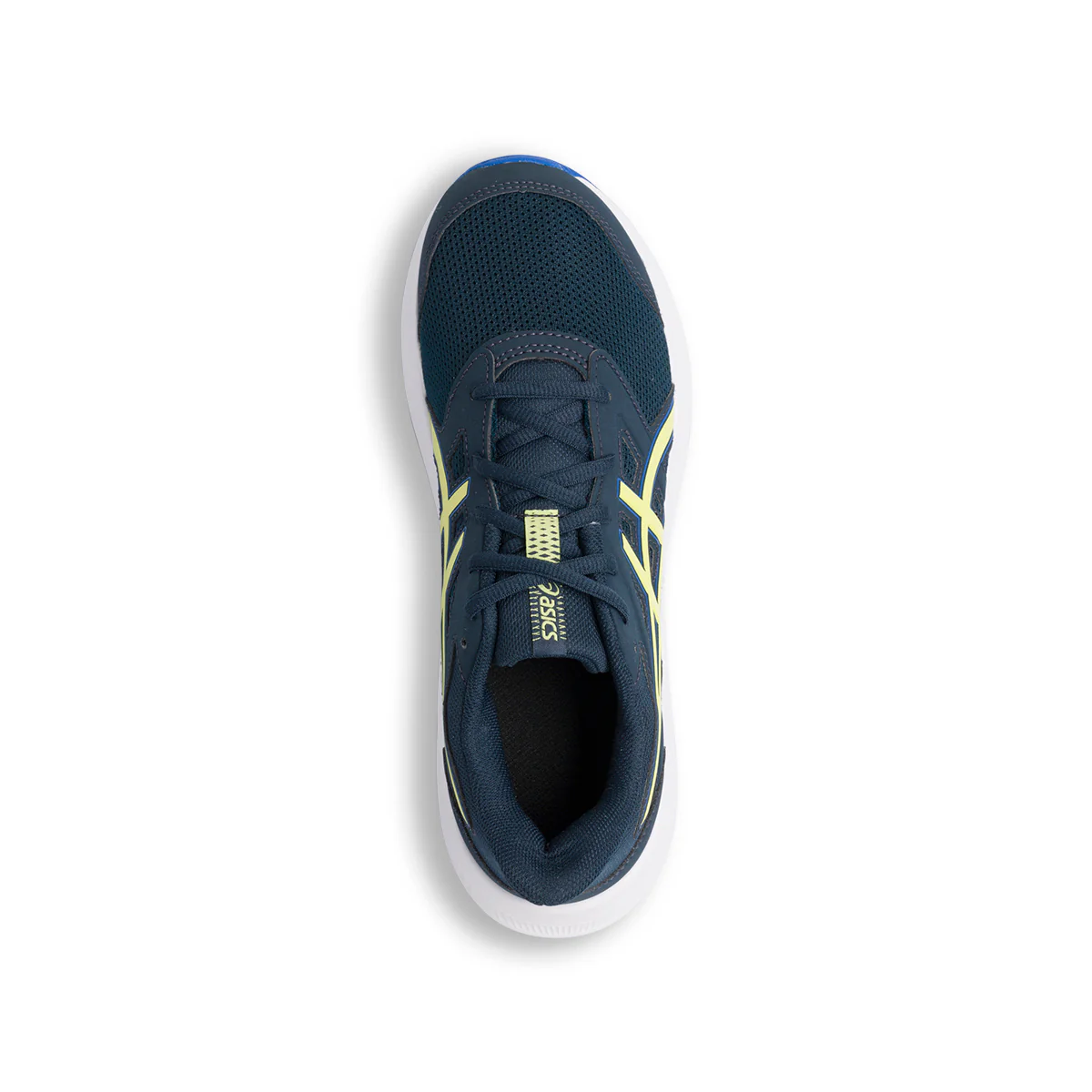 Scarpe da ginnastica blu da ragazzo con logo giallo Asics Jolt 4 GS - Image 7