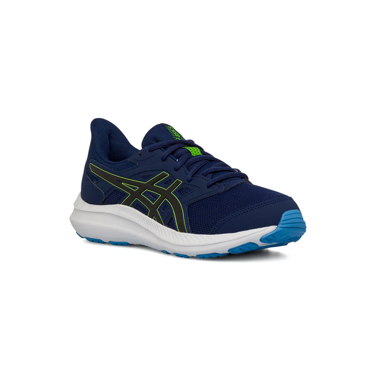 Scarpe da ginnastica blu da ragazzo con logo laterale Asics Jolt 4 GS - Image 2