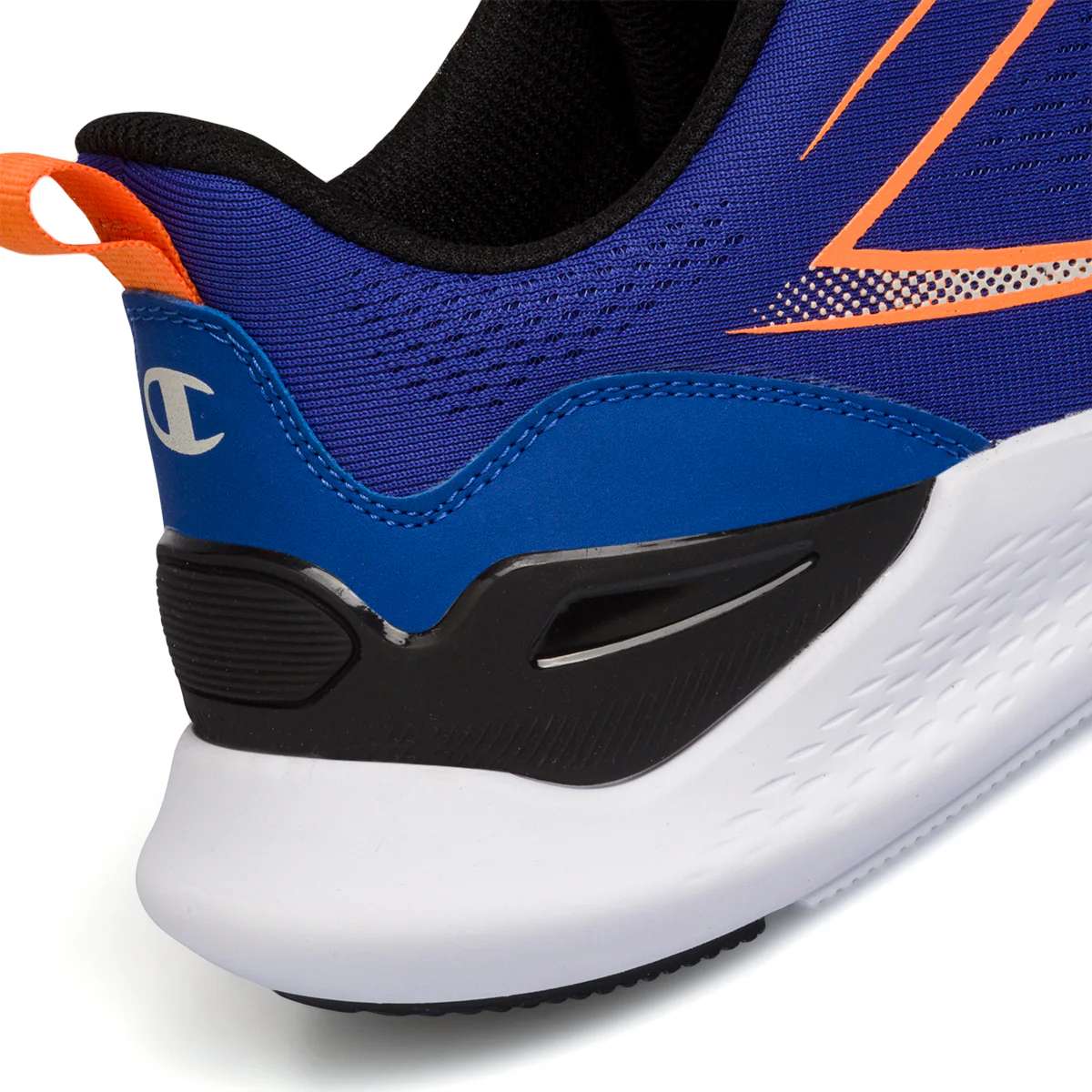 Scarpe da ginnastica blu da uomo con dettagli arancioni Champion Nimble - Image 7