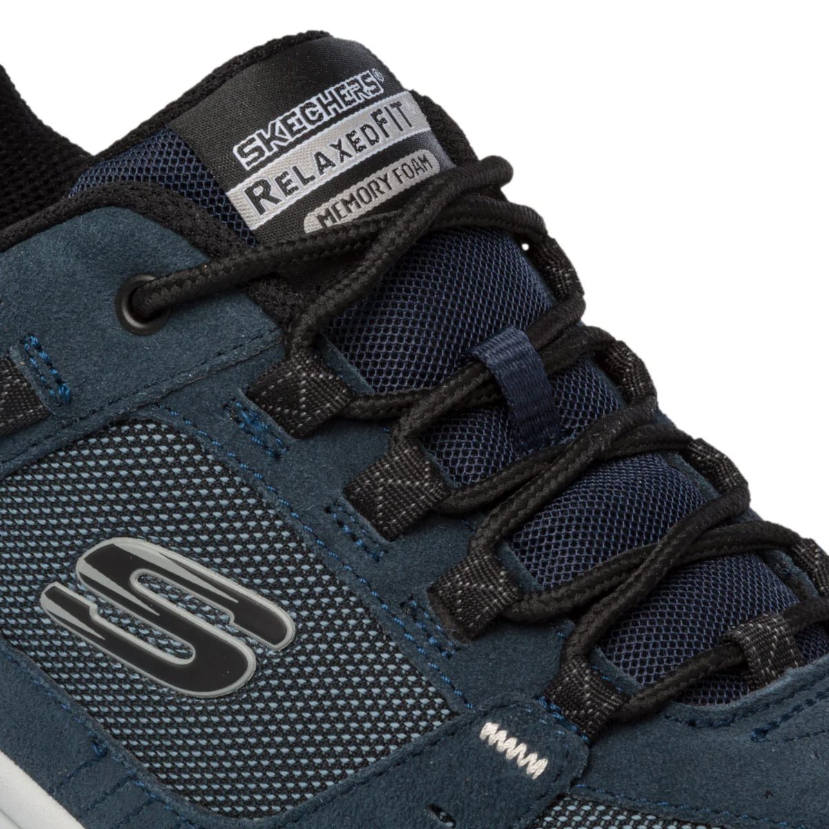 Scarpe da ginnastica blu da uomo con soletta Memory Foam Skechers Oak Canyon - Image 6