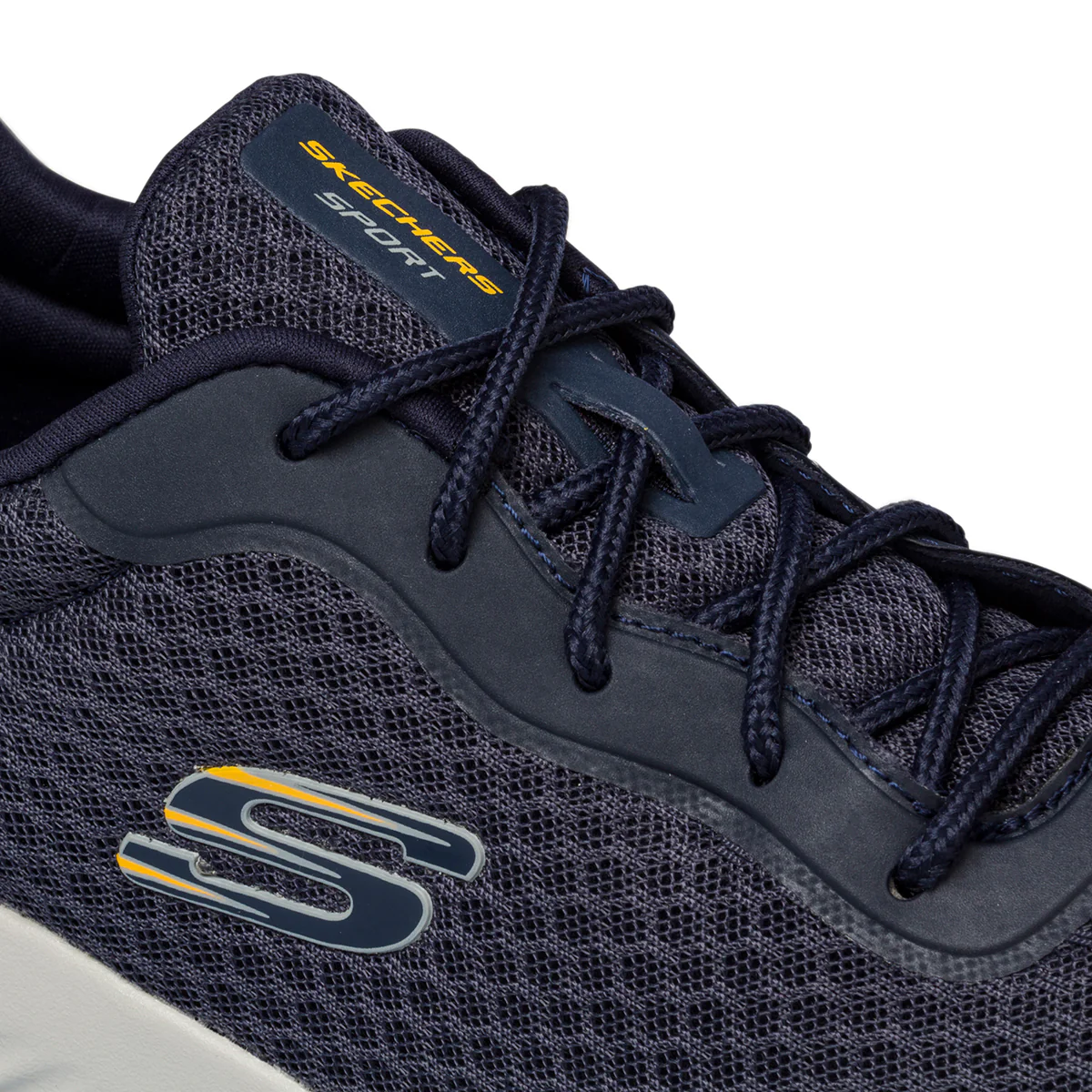 Scarpe da ginnastica blu da uomo con sottopiede Memory Foam Skechers Bounder - Image 12