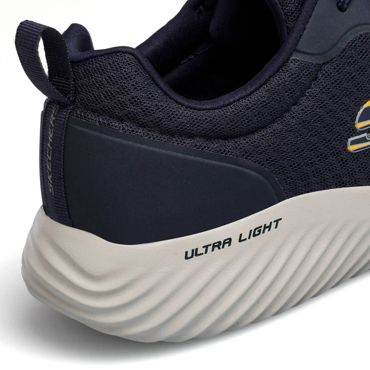 Scarpe da ginnastica blu da uomo con sottopiede Memory Foam Skechers Bounder - Image 13