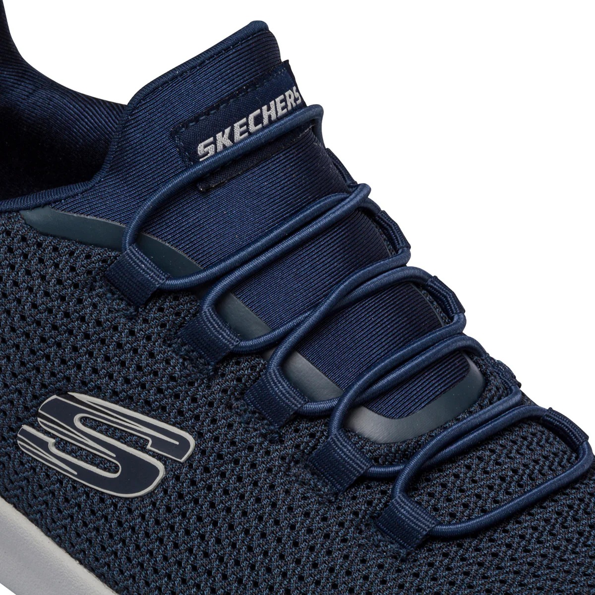 Scarpe da ginnastica blu da uomo con sottopiede Memory Foam Skechers Dynamight - Image 6