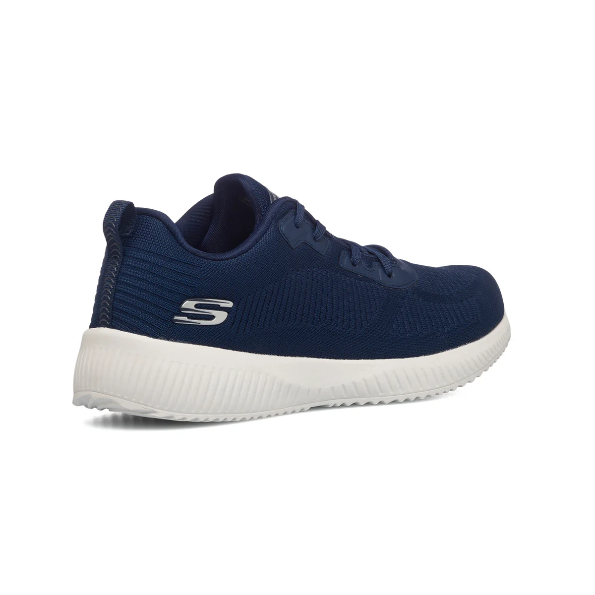 Scarpe da ginnastica blu da uomo con sottopiede Memory Foam Skechers Squad - Image 3