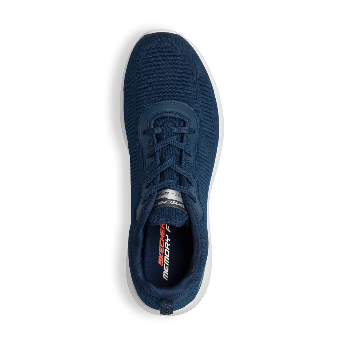 Scarpe da ginnastica blu da uomo con sottopiede Memory Foam Skechers Squad - Image 8