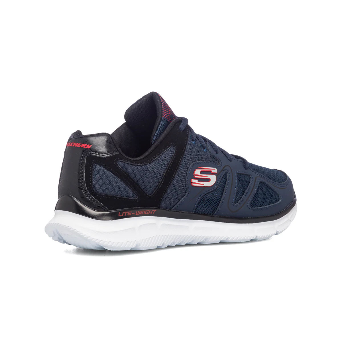 Scarpe da ginnastica blu da uomo con sottopiede Memoy Foam e suola Lite-Weight Skechers Verse - Flash Point - Image 3