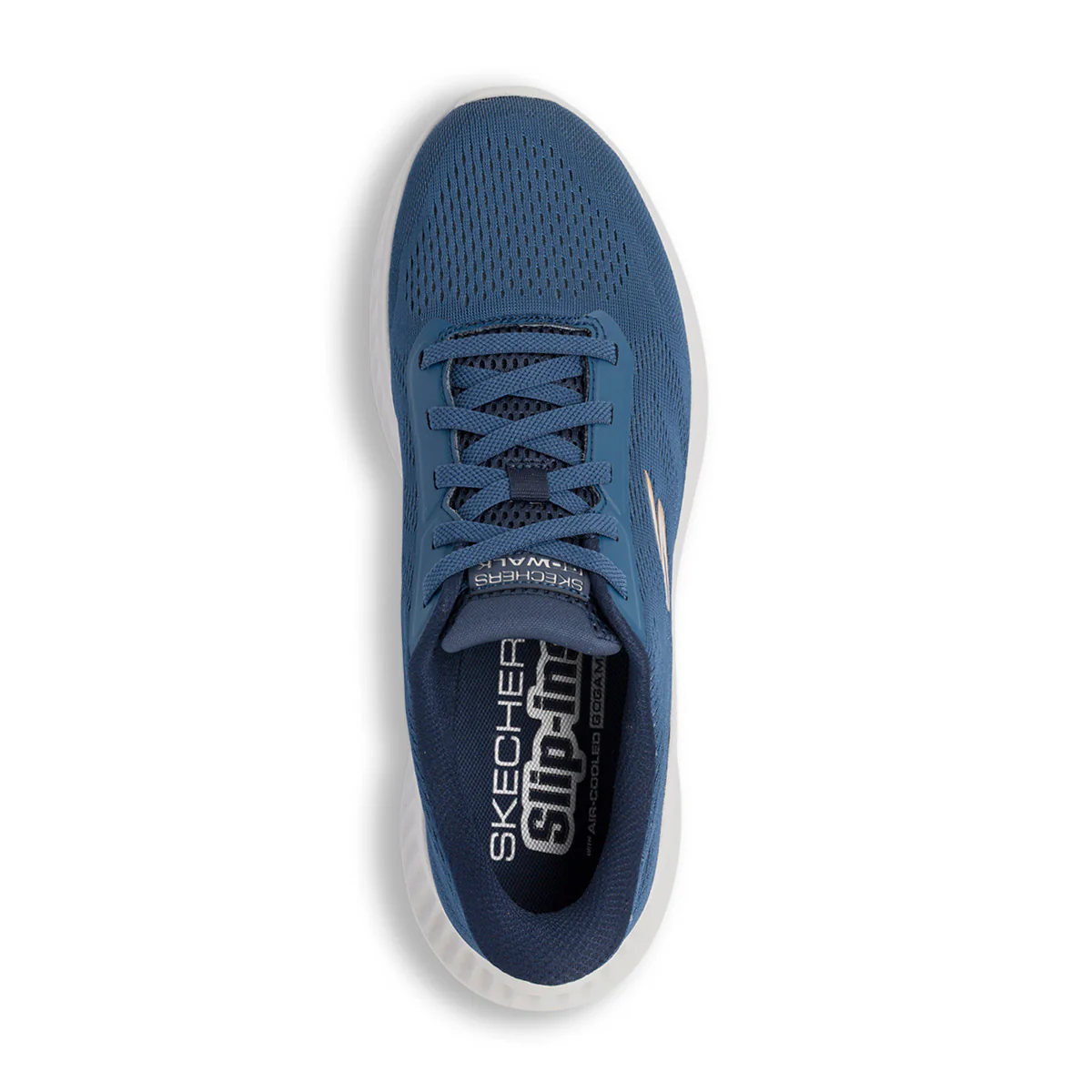 Scarpe da ginnastica blu da Uomo con tecnologia Slip-Ins Skechers Go Walk - Image 5