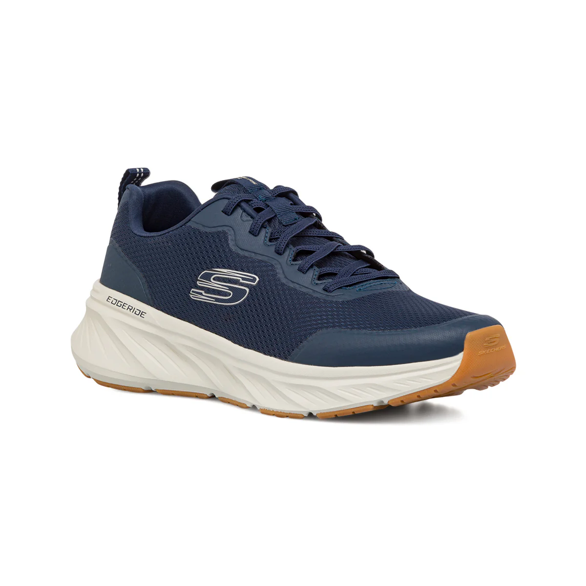 Scarpe da ginnastica blu da uomo In Memory Foam Skechers Edgeride - Image 2