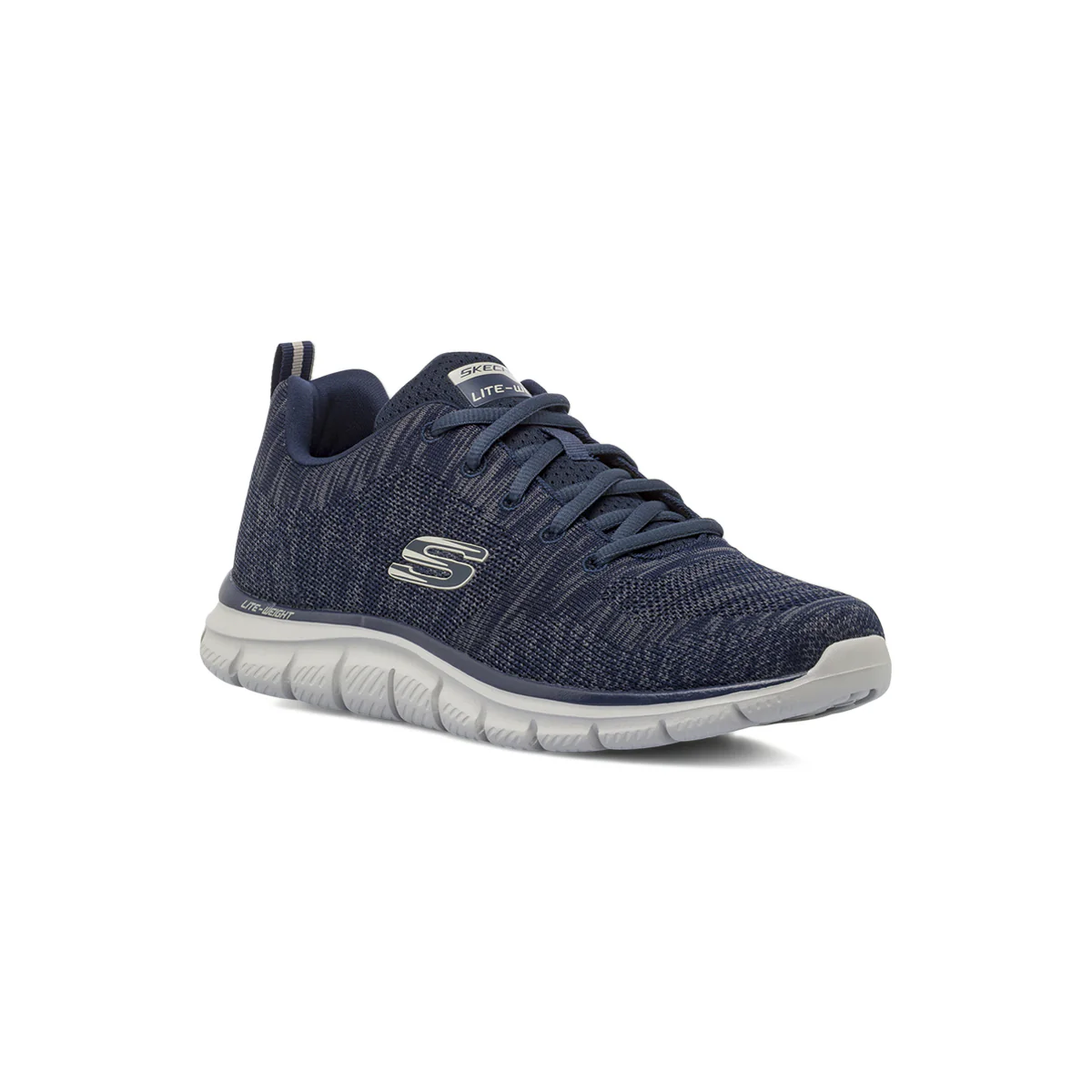 Scarpe da ginnastica blu da Uomo in memory Foam Skechers Track - Image 2