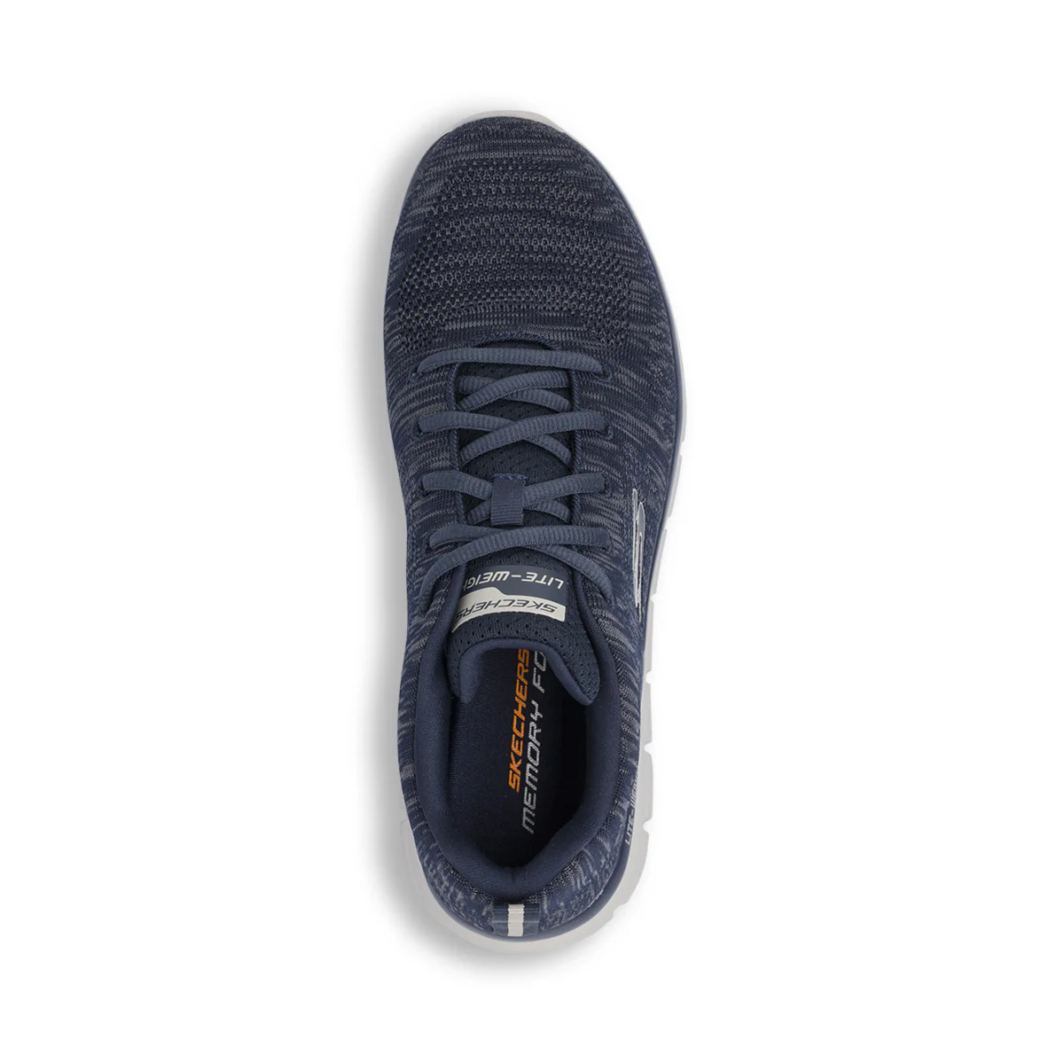 Scarpe da ginnastica blu da Uomo in memory Foam Skechers Track - Image 6