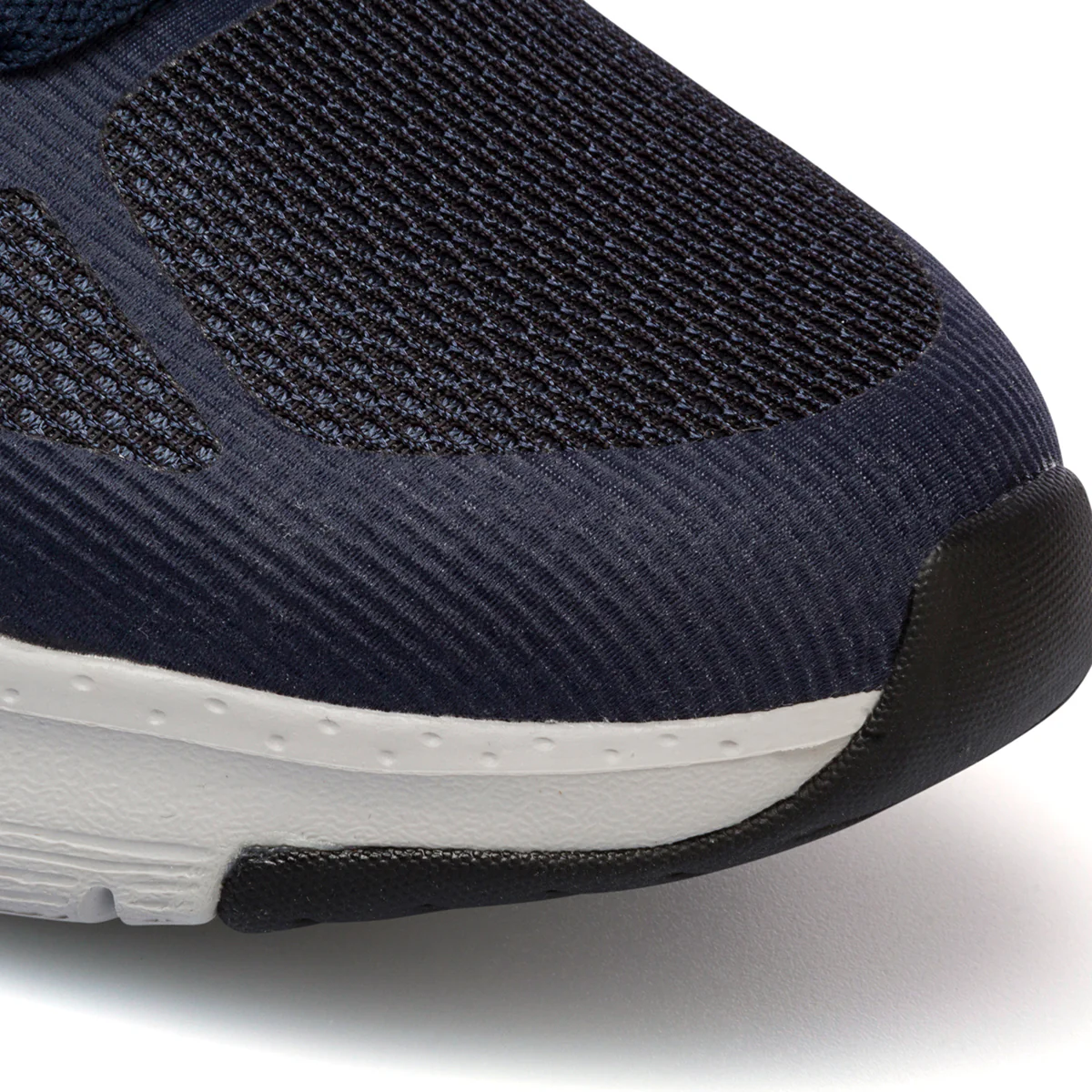 Scarpe da ginnastica blu da uomo in tessuto mesh con soletta Air-Cooled Skechers Arch-Fit - Image 5