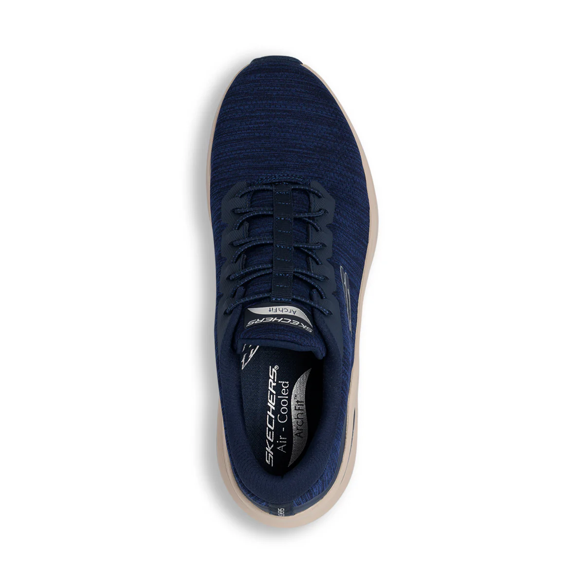 Scarpe da ginnastica blu da Uomo Skechers Arch Fit Air Cooled - Image 6