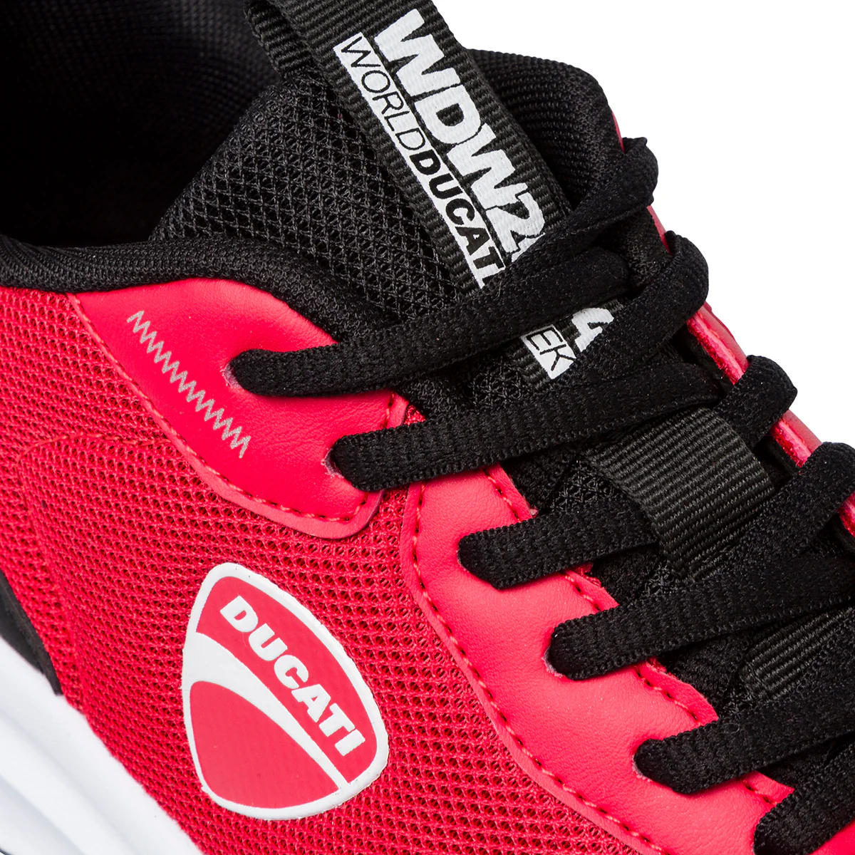 Scarpe da ginnastica casual da uomo rosse con dettaglio WDW 2024 Ducati - Image 5