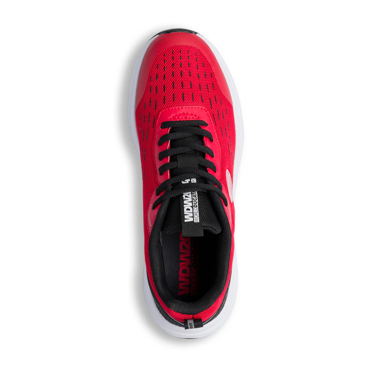 Scarpe da ginnastica casual da uomo rosse con dettaglio WDW 2024 Ducati - Image 6