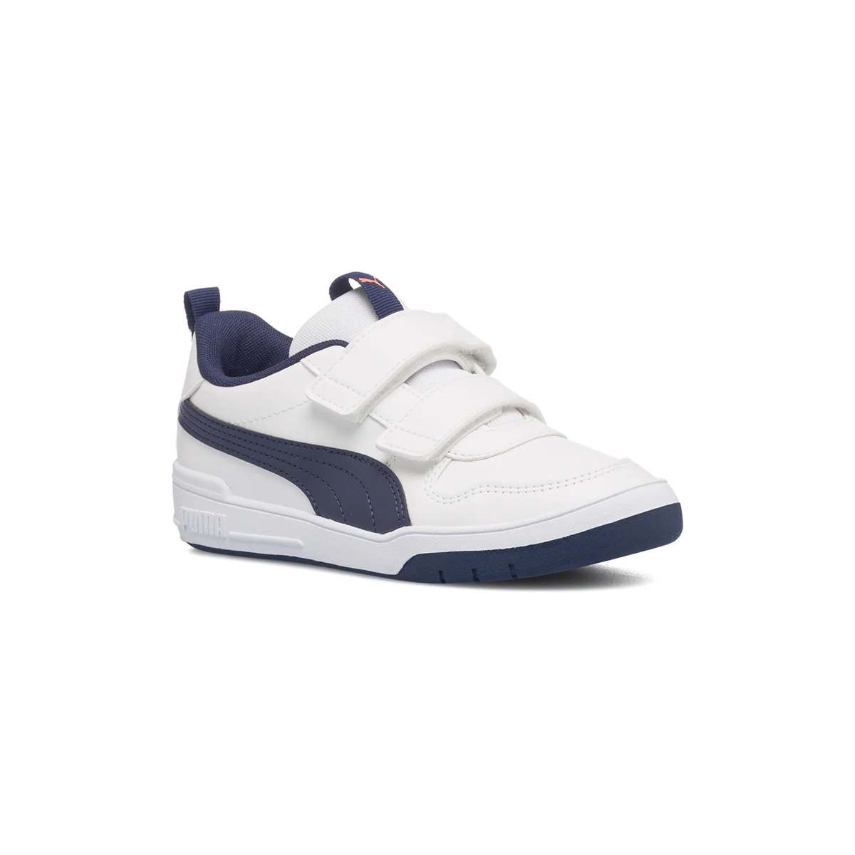 Scarpe da ginnastica da bambino bianche con striscia a contrasto Puma Multiflex SL V PS - Image 2