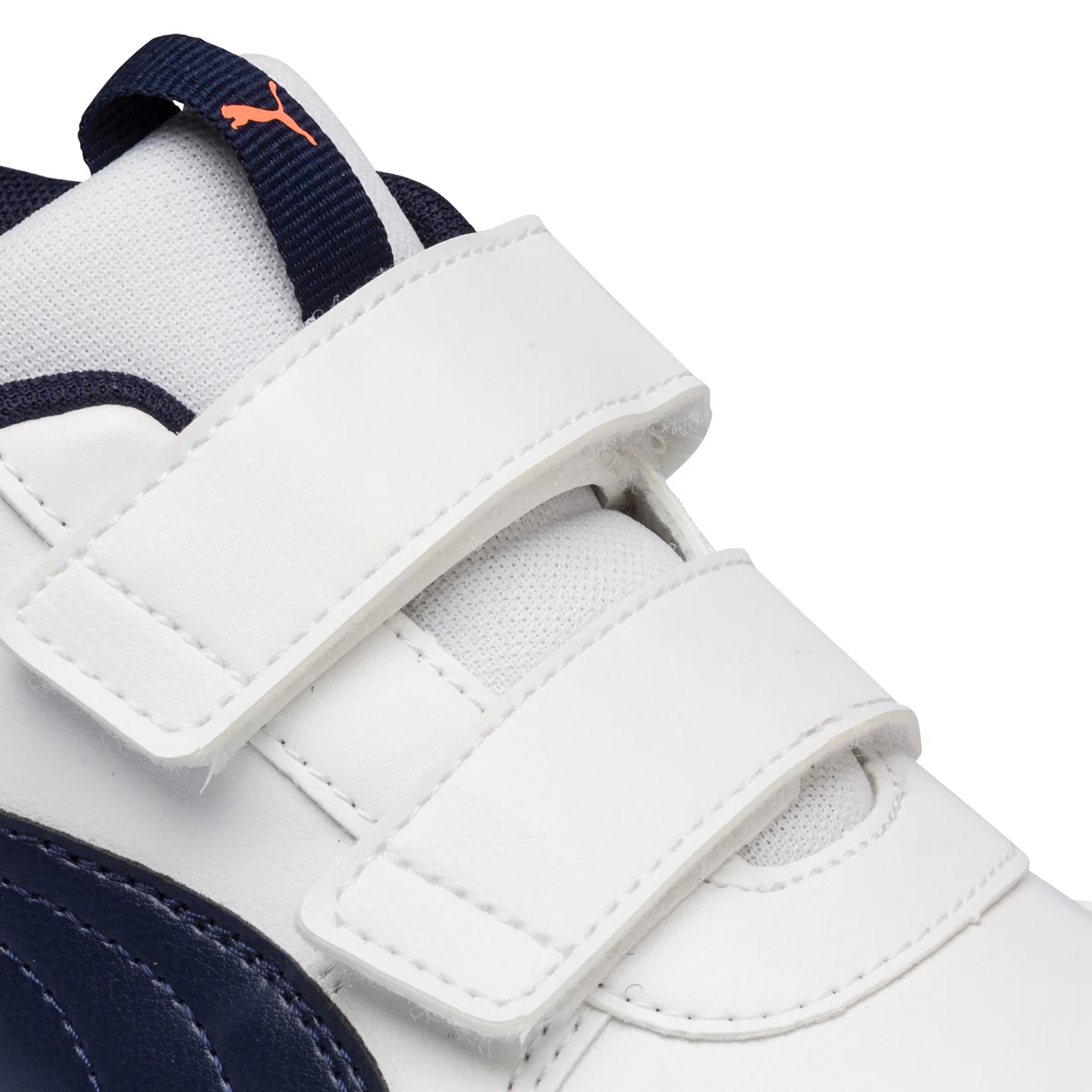 Scarpe da ginnastica da bambino bianche con striscia a contrasto Puma Multiflex SL V PS - Image 6