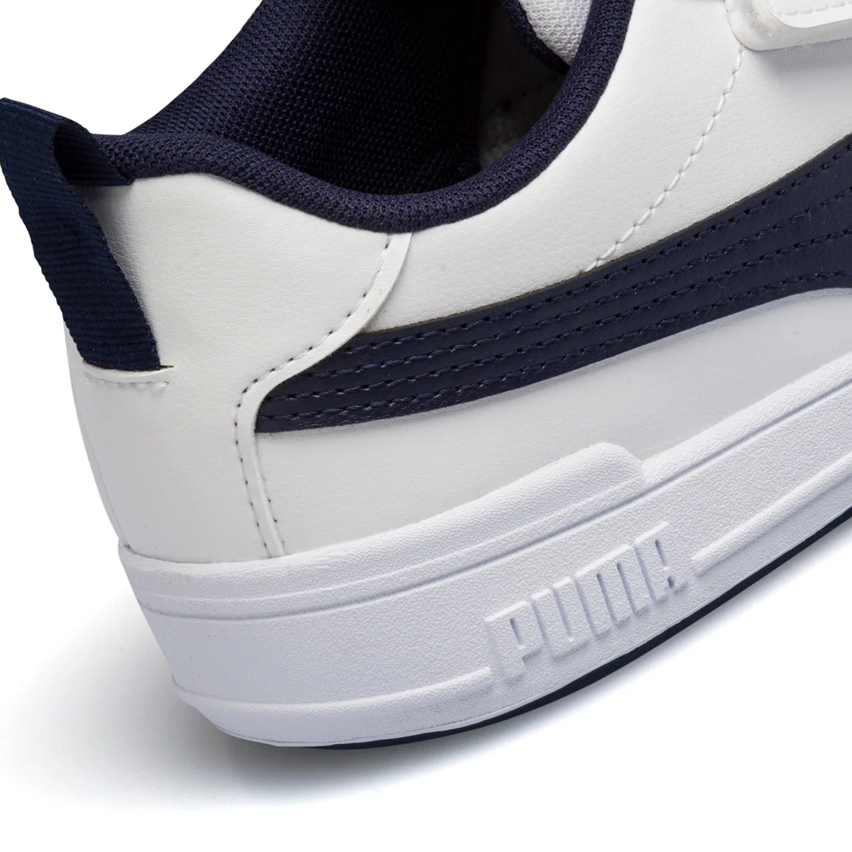 Scarpe da ginnastica da bambino bianche con striscia a contrasto Puma Multiflex SL V PS - Image 7