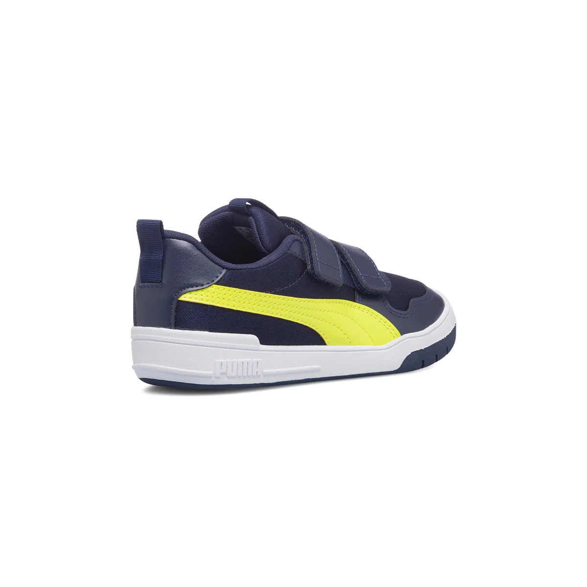 Scarpe da ginnastica da bambino blu con striscia a contrasto Puma Multiflex Mesh V PS - Image 3