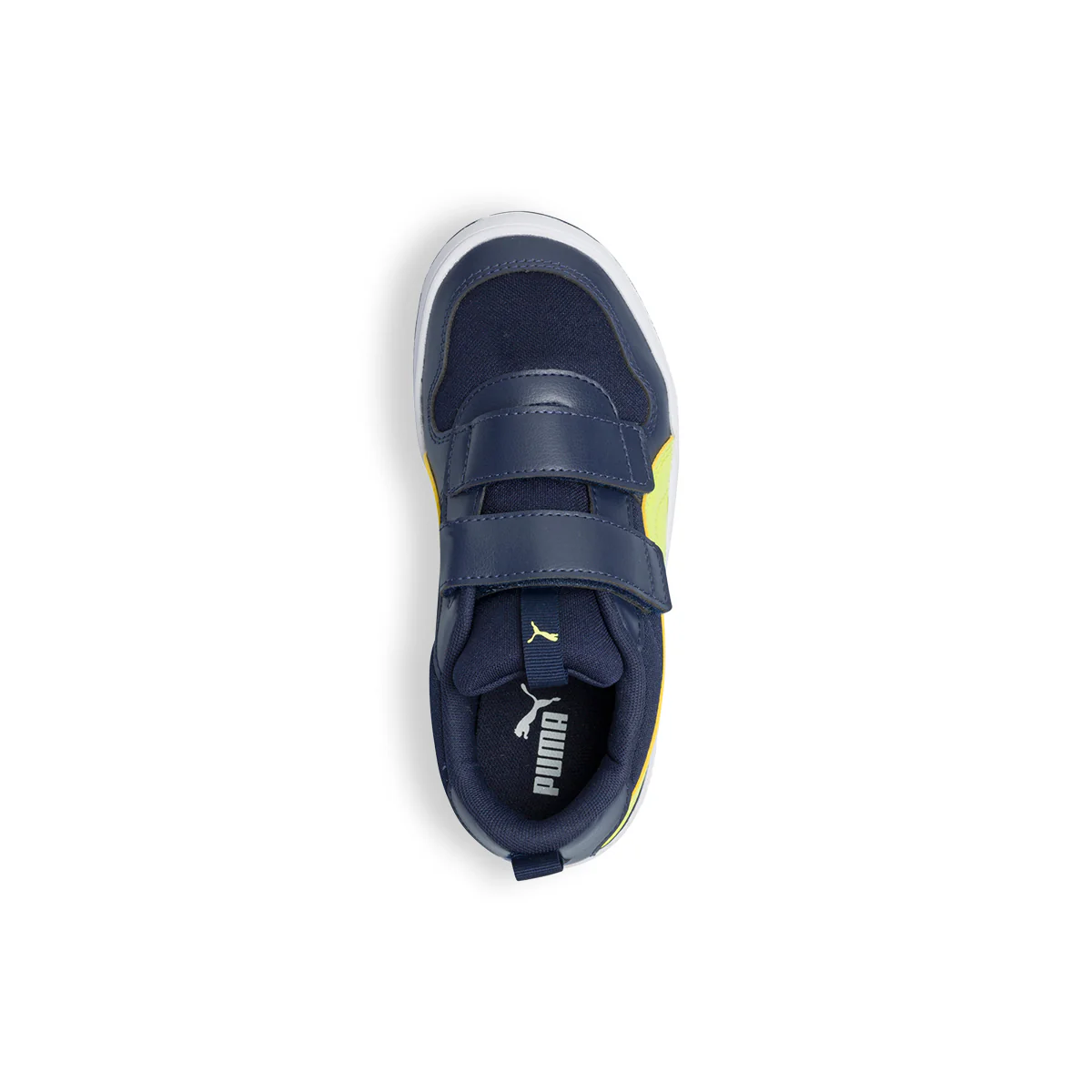 Scarpe da ginnastica da bambino blu con striscia a contrasto Puma Multiflex Mesh V PS - Image 8