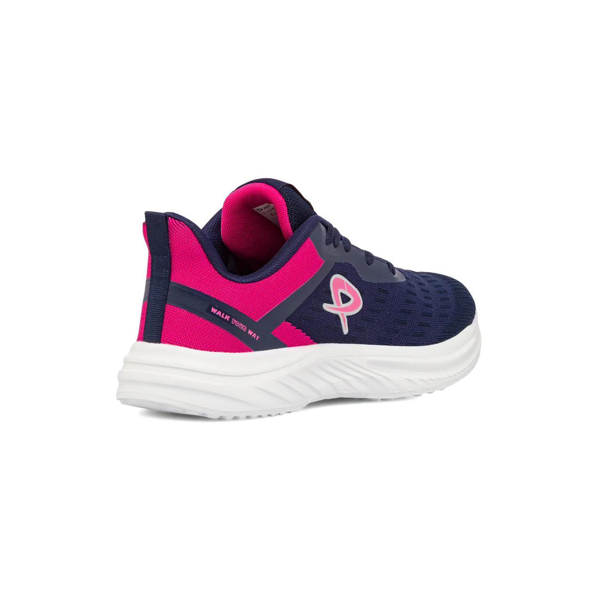 Scarpe da ginnastica da donna blu e fucsia P Go - Image 3