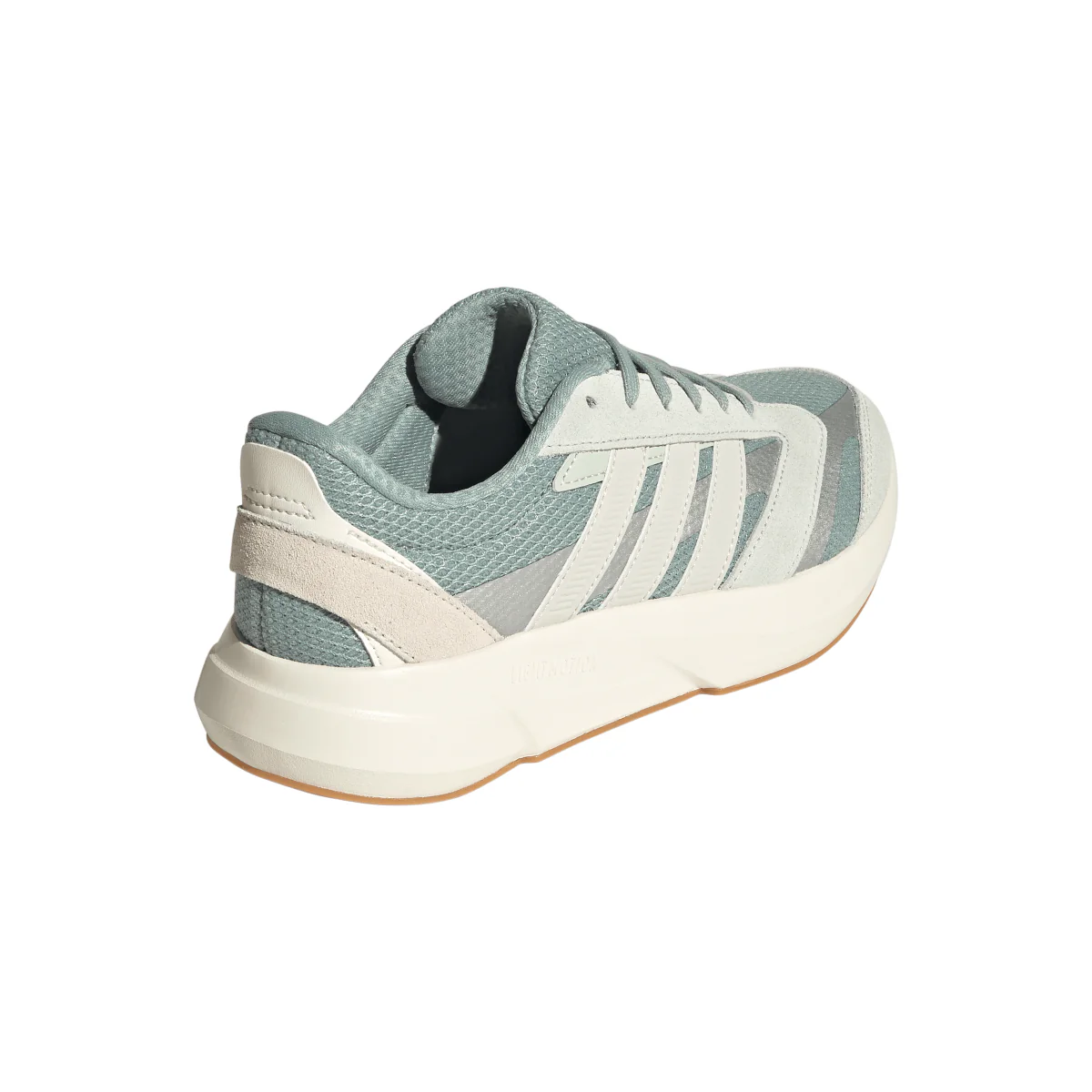 Scarpe da ginnastica da donna grigie con dettagli verde adidas LIGHTMOTION - Image 10
