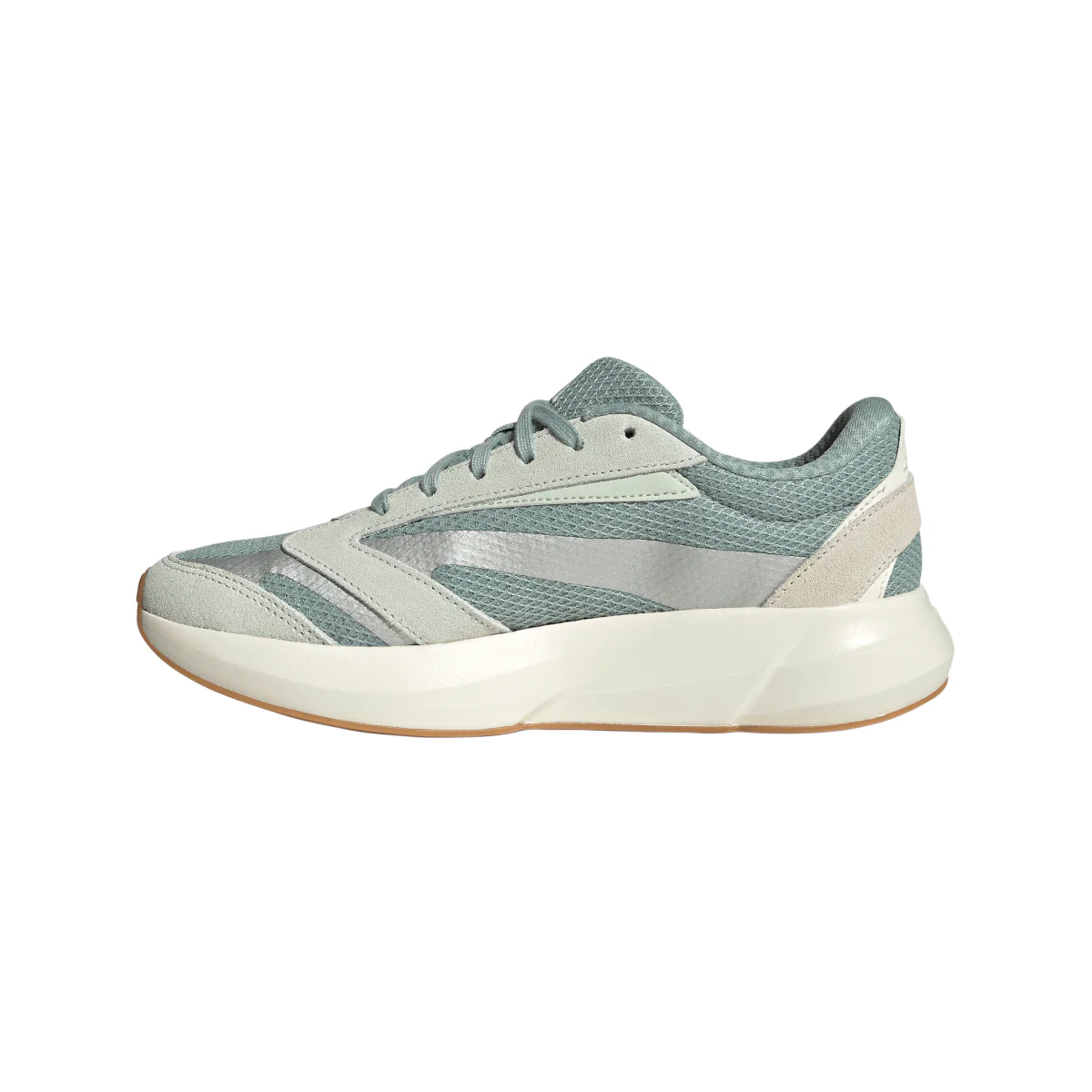 Scarpe da ginnastica da donna grigie con dettagli verde adidas LIGHTMOTION - Image 8