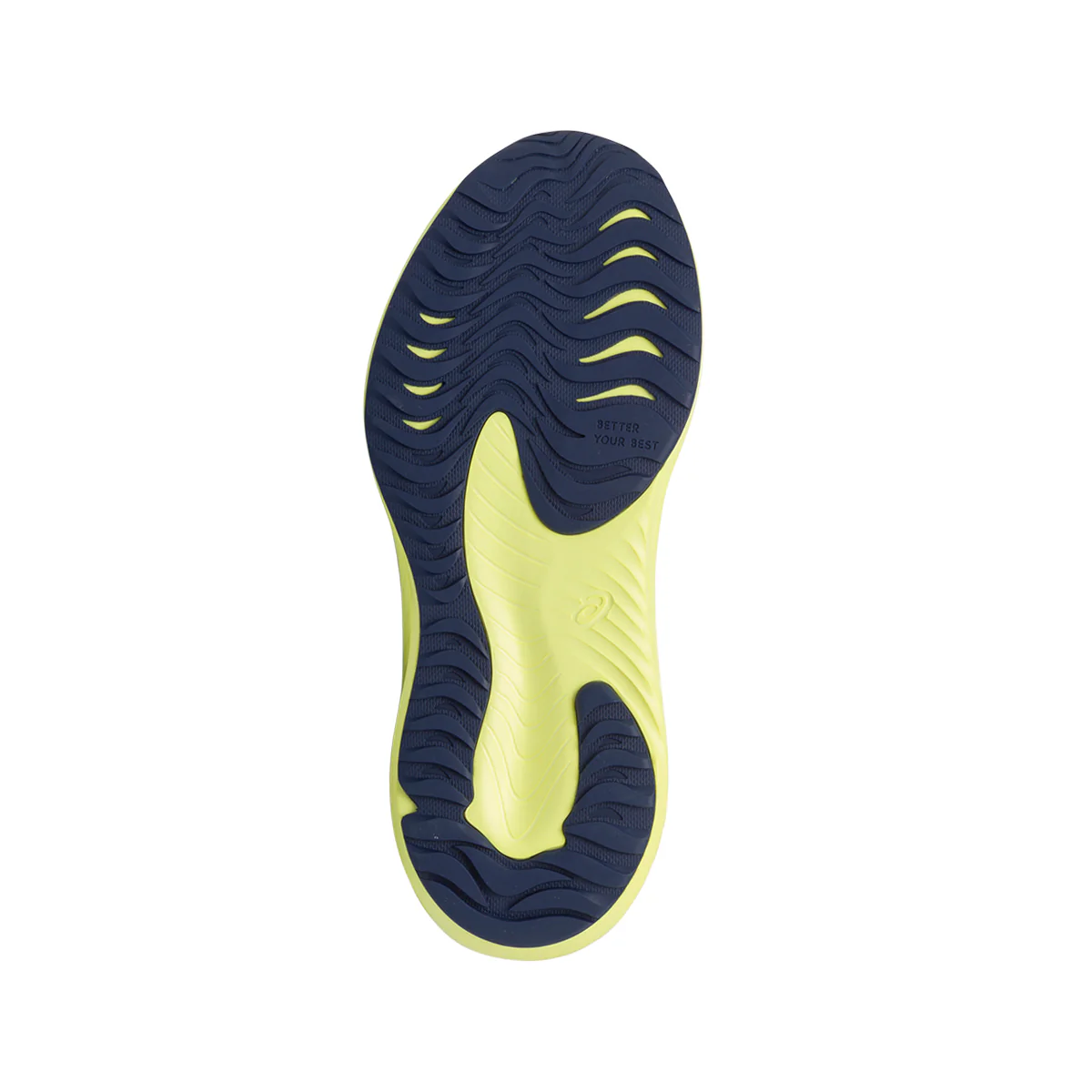 Scarpe da running da ragazzo gialle, verdi e blu Asics Gel-Noosa Tri 15 GS - Image 6