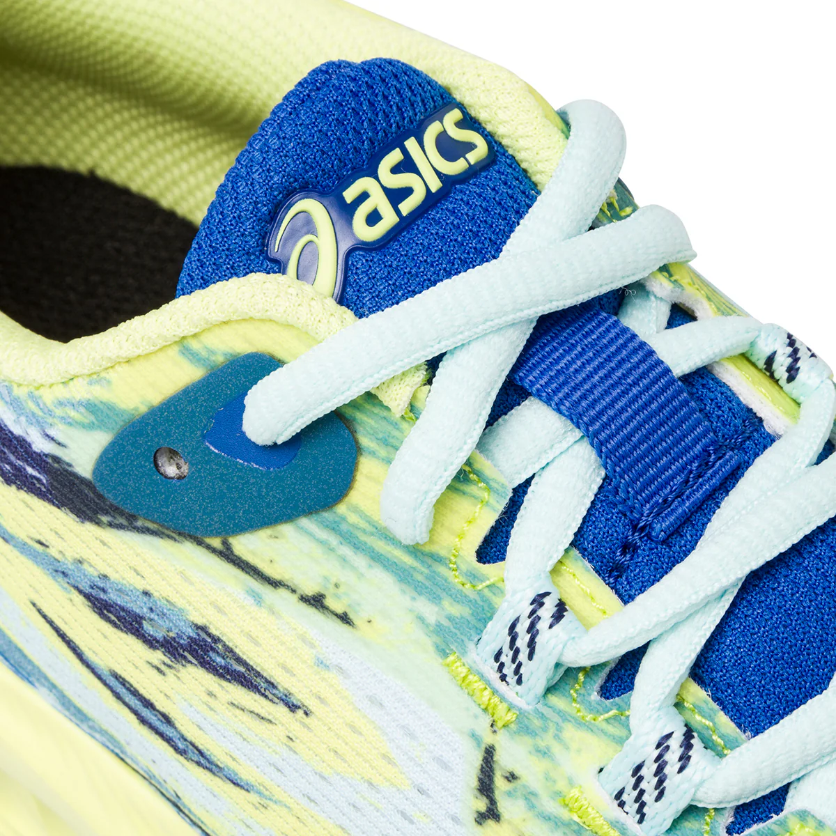 Scarpe da running da ragazzo gialle, verdi e blu Asics Gel-Noosa Tri 15 GS - Image 8