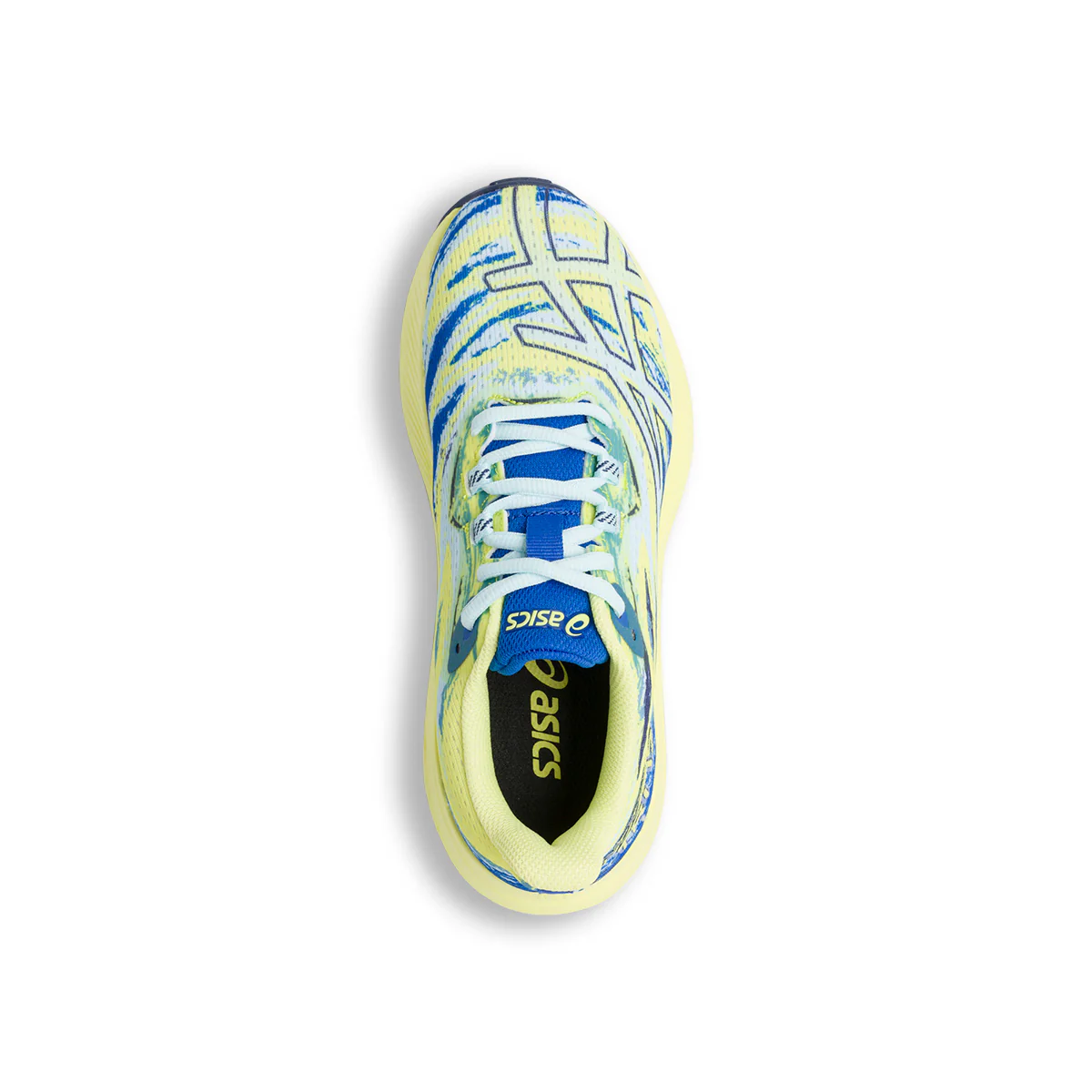 Scarpe da running da ragazzo gialle, verdi e blu Asics Gel-Noosa Tri 15 GS - Image 9