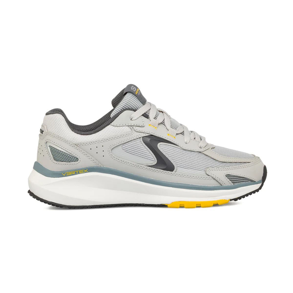 Scarpe da ginnastica da Uomo grigie con soletta Memory Foam Air Cooled Skechers