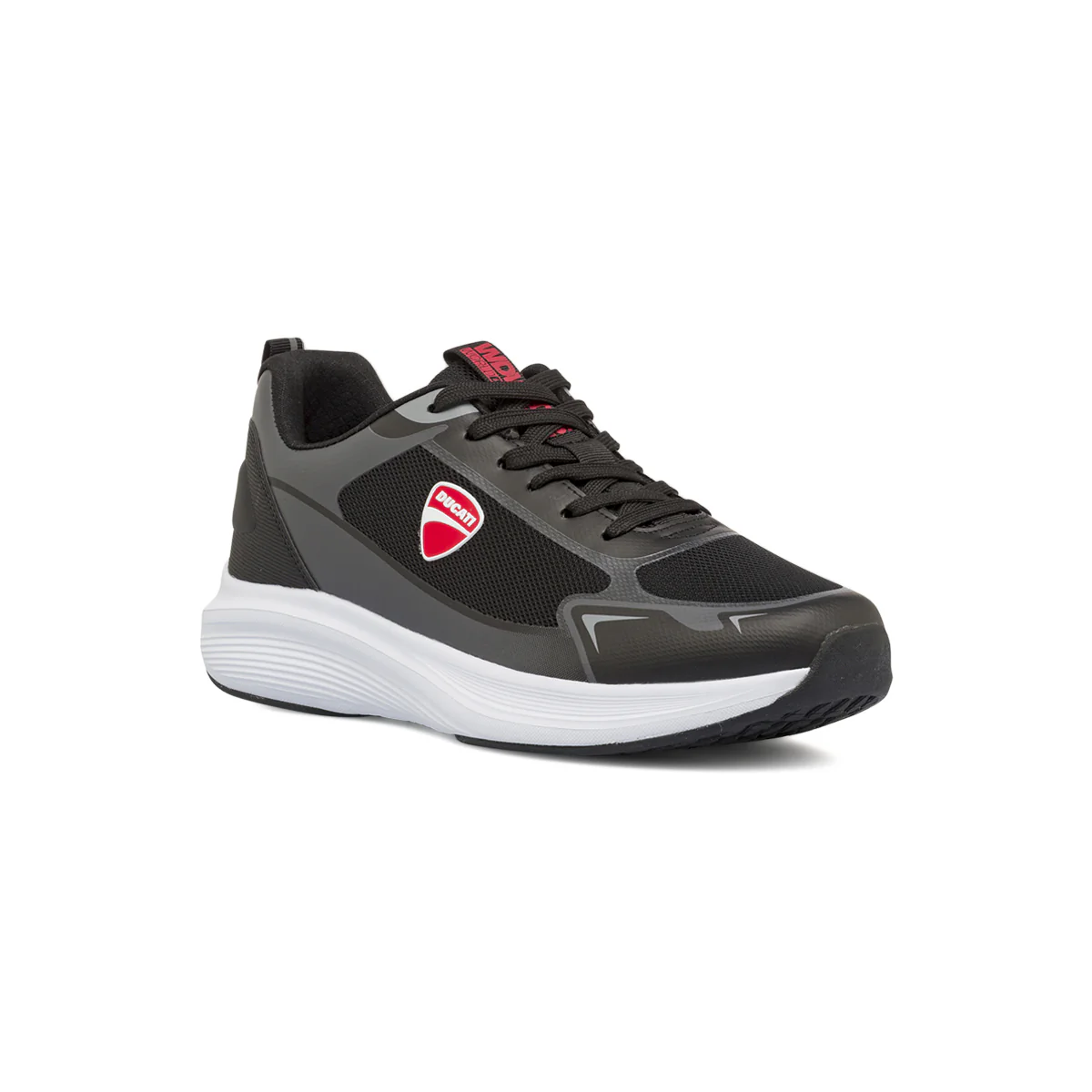Scarpe da ginnastica da Uomo nere con suola bianca Ducati - Image 2