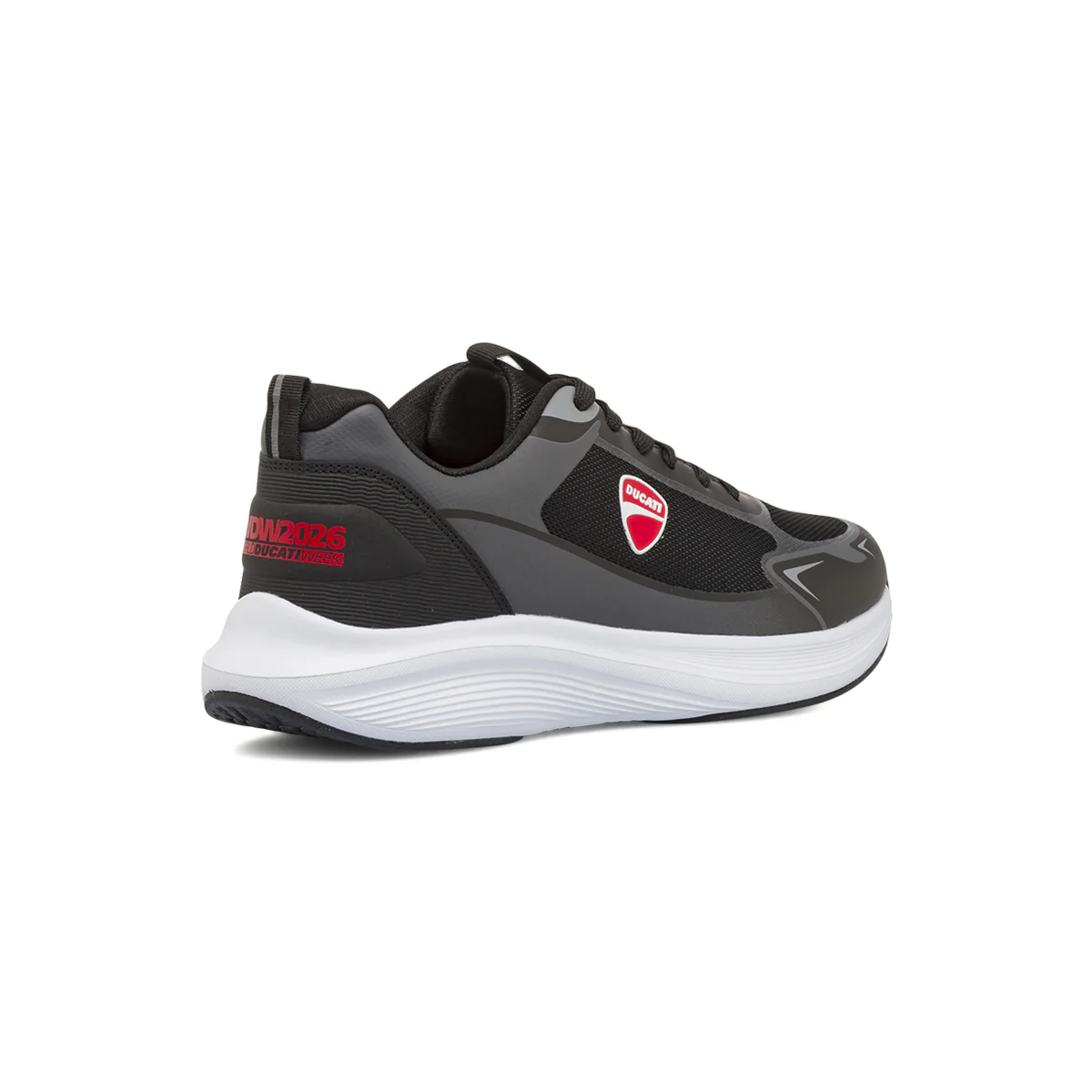 Scarpe da ginnastica da Uomo nere con suola bianca Ducati - Image 3