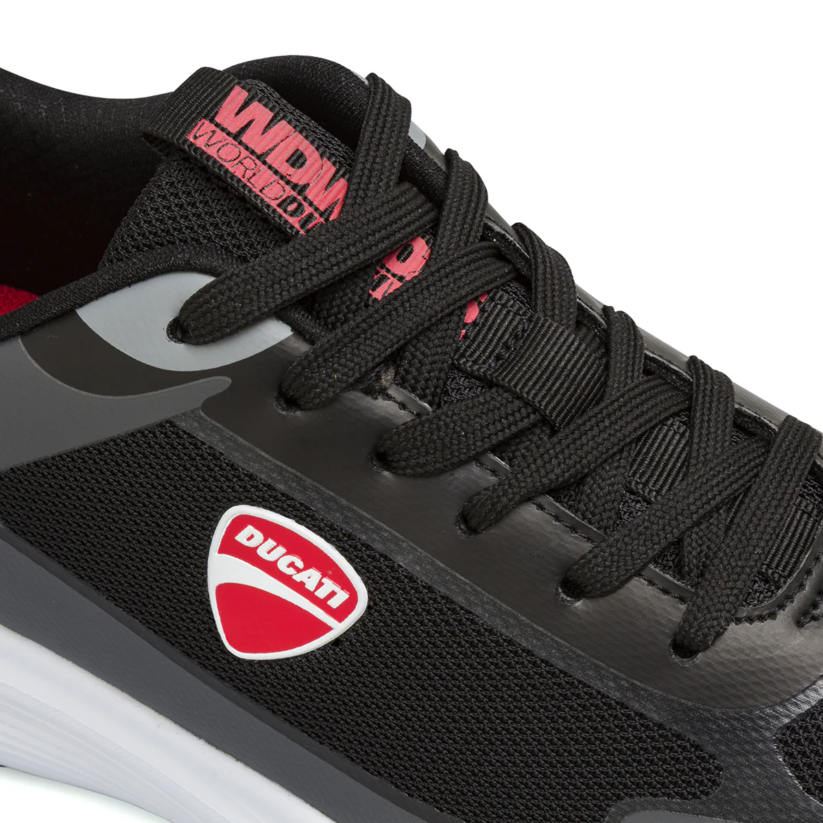 Scarpe da ginnastica da Uomo nere con suola bianca Ducati - Image 4