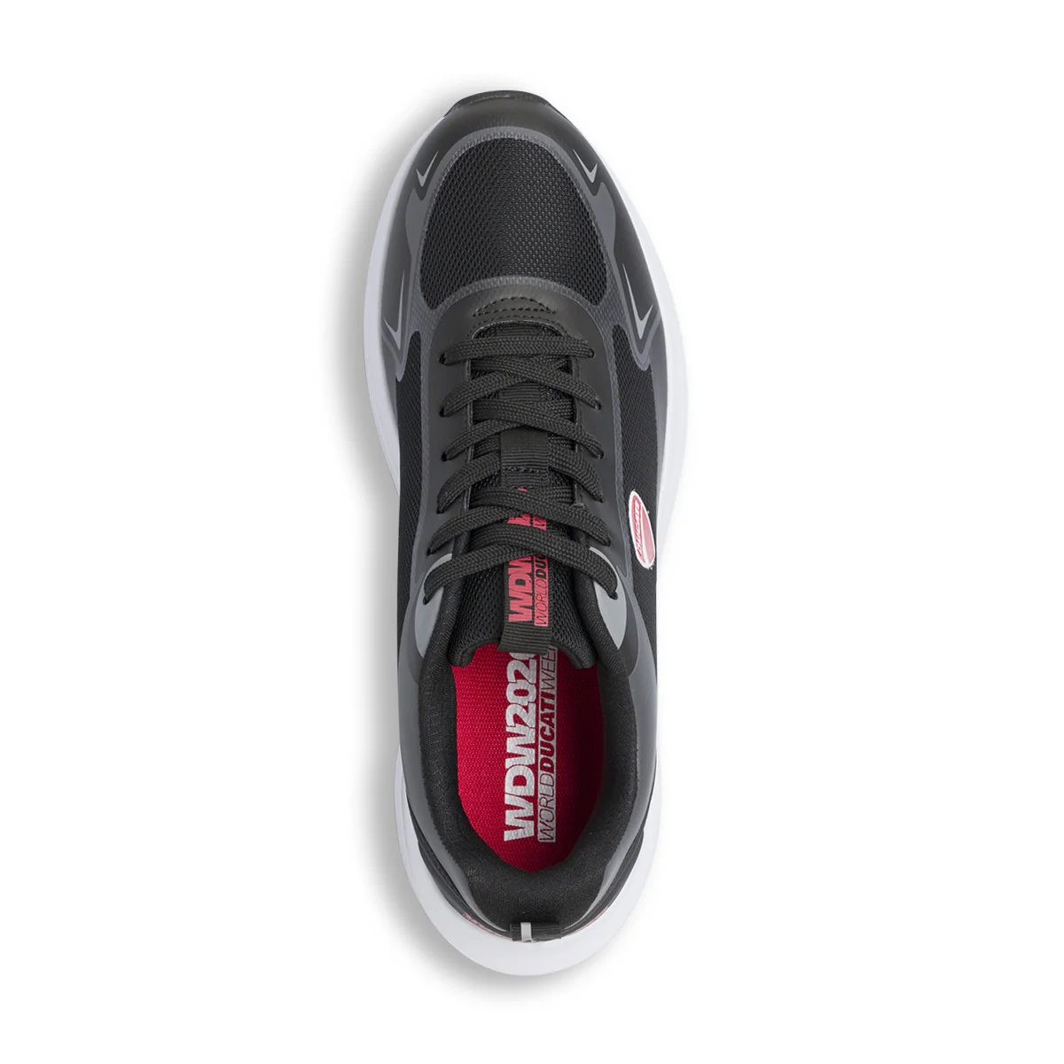 Scarpe da ginnastica da Uomo nere con suola bianca Ducati - Image 5