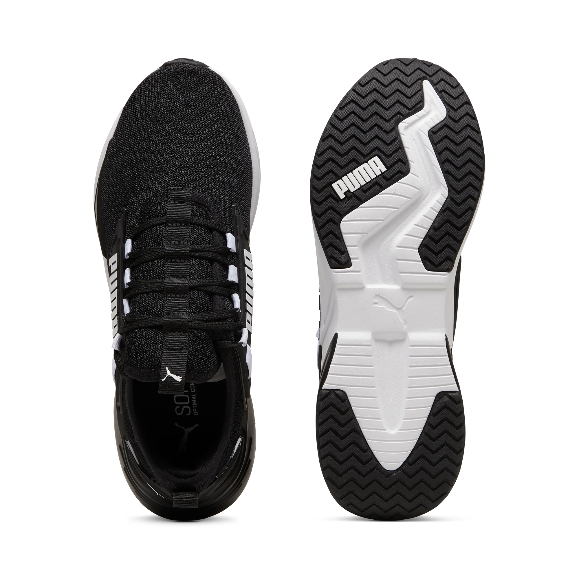 Sneakers da uomo nere e bianche con logo Puma Retaliate 3 - Image 6