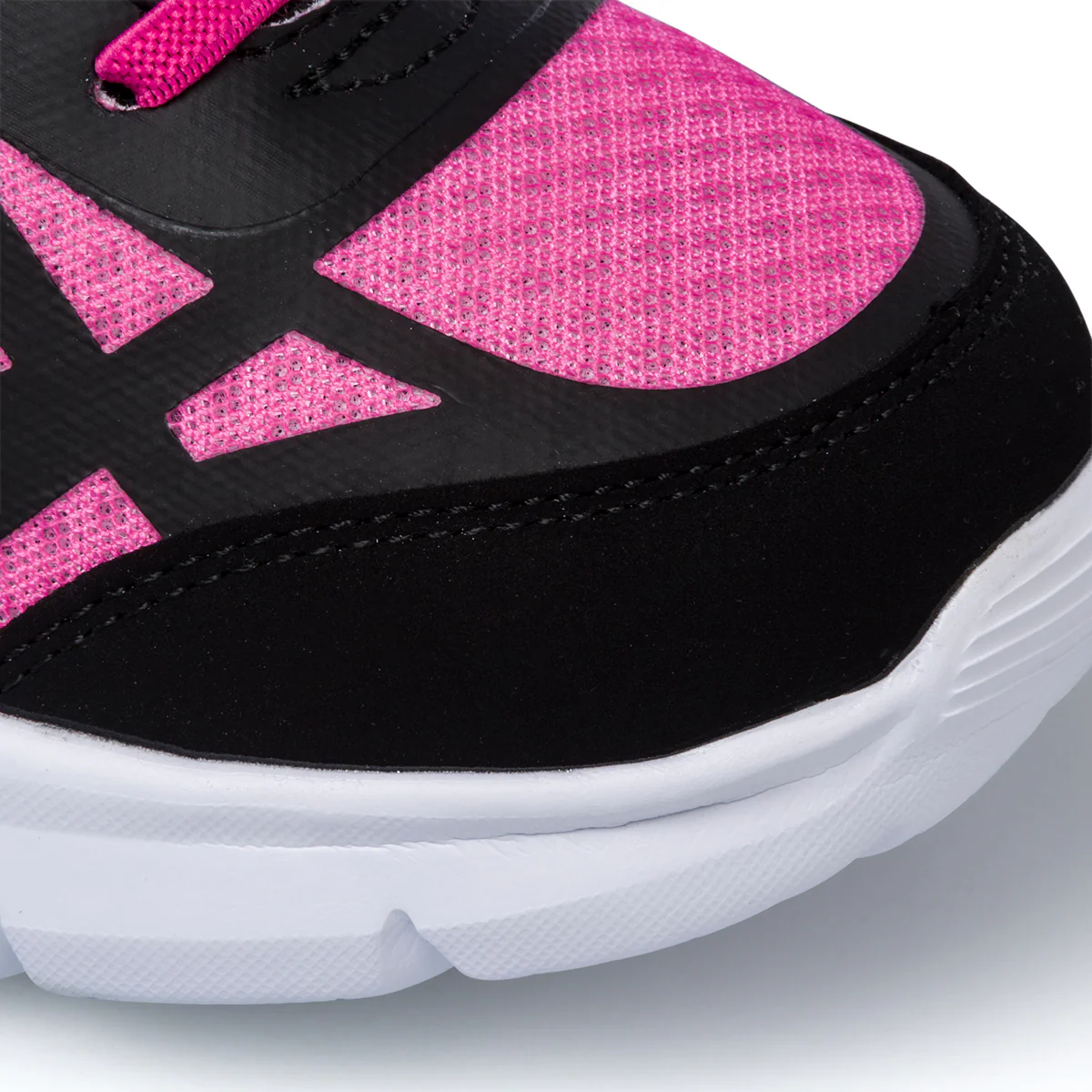 Scarpe da ginnastica fucsia e nere con luci nella suola Kappa Logo Pocar Ev Kid - Image 5