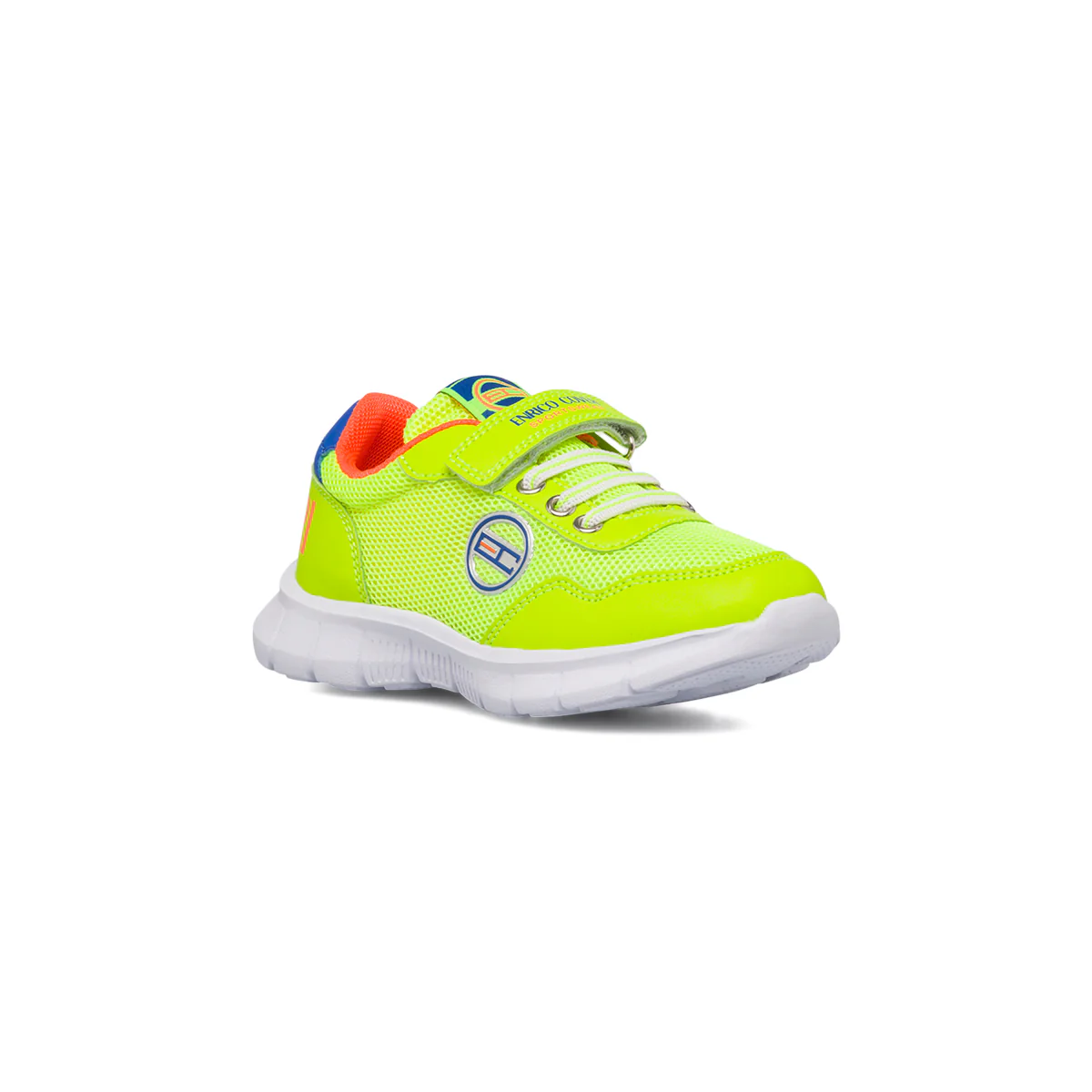Scarpe da ginnastica giallo fluo da bambino Enrico Coveri Ten - Image 2
