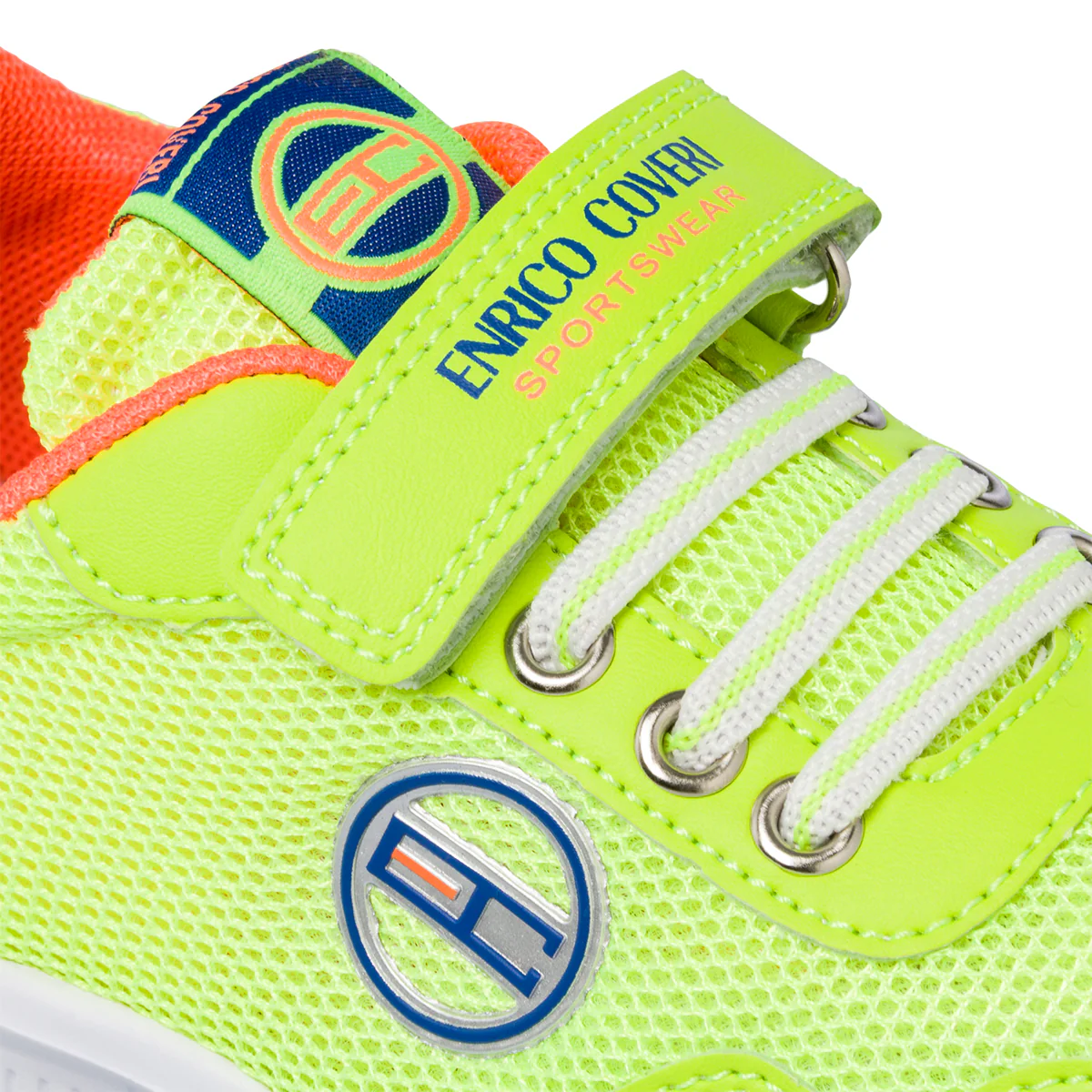Scarpe da ginnastica giallo fluo da bambino Enrico Coveri Ten - Image 7