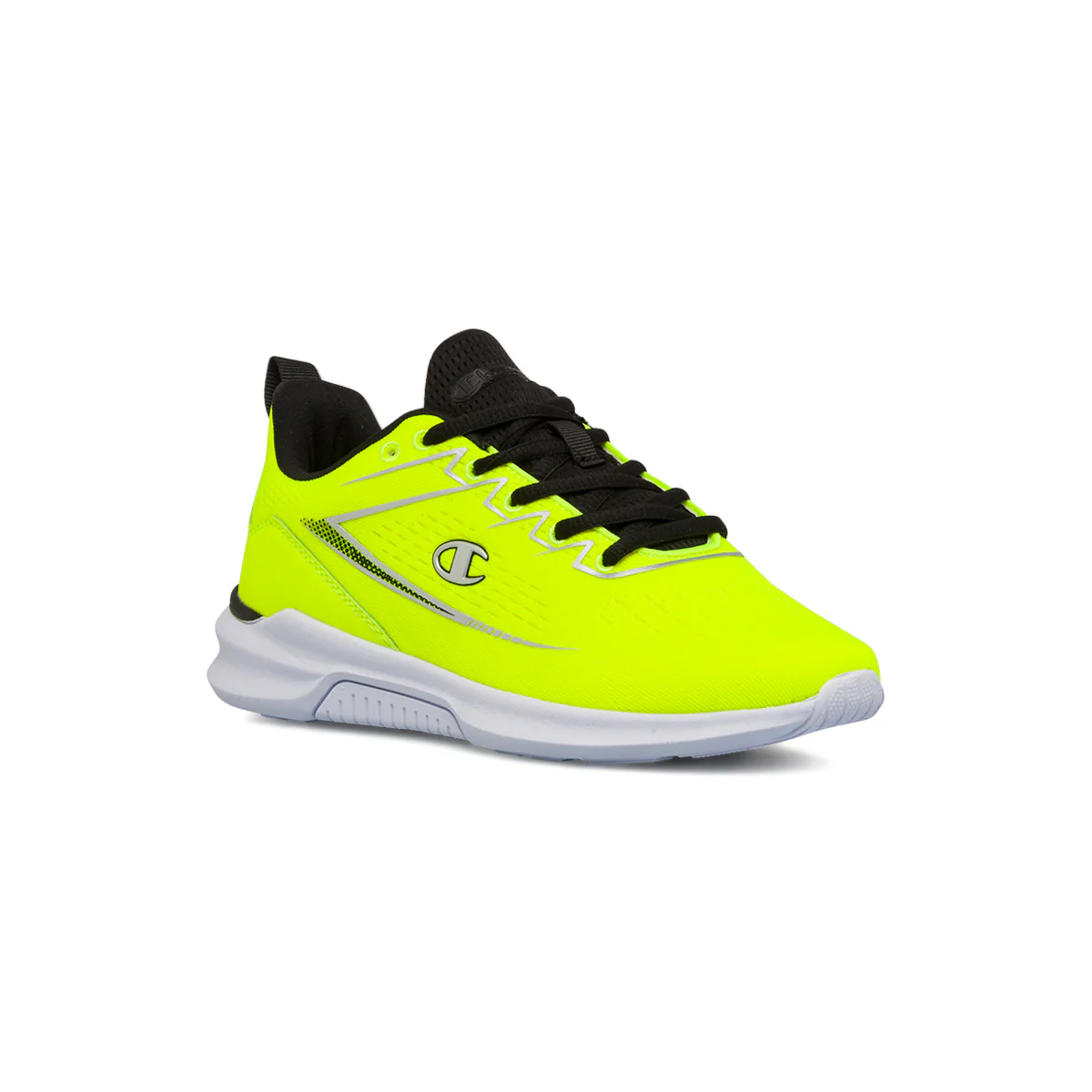 Scarpe da ginnastica giallo fluo da ragazzo con dettagli neri Champion Nimble B GS - Image 2