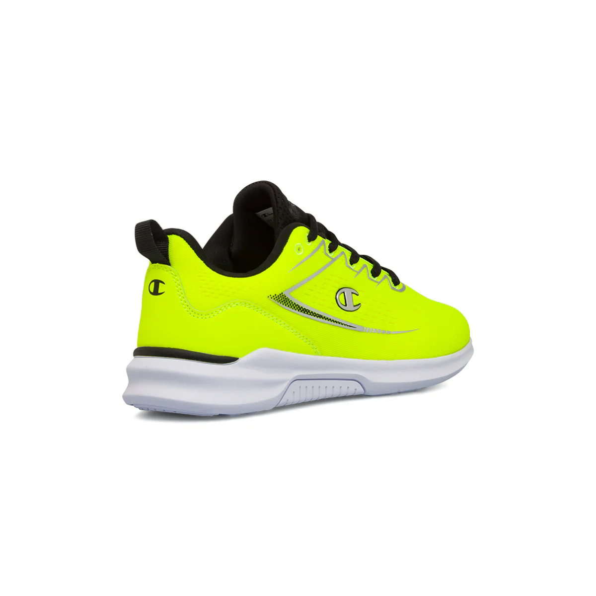 Scarpe da ginnastica giallo fluo da ragazzo con dettagli neri Champion Nimble B GS - Image 3